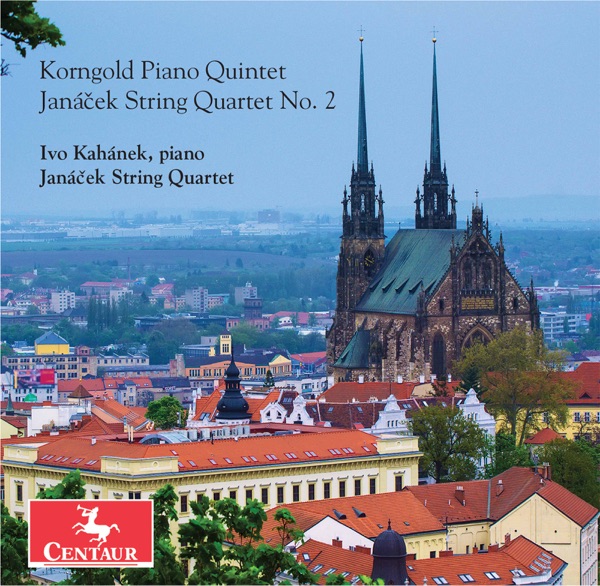 Korngold: Piano Quintet in E Major, Op. 15 – Janáček: String Quartet No. 2, JW VII-13 "Intimate Lett album cover