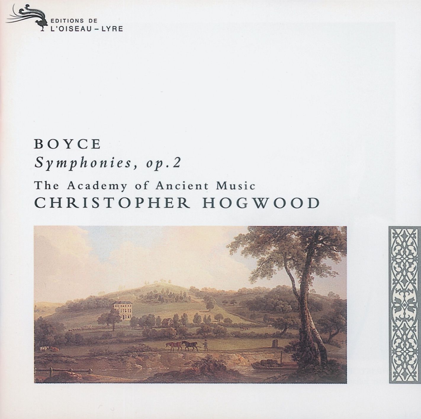 Boyce: 8 Symphonies, Op. 2 album cover