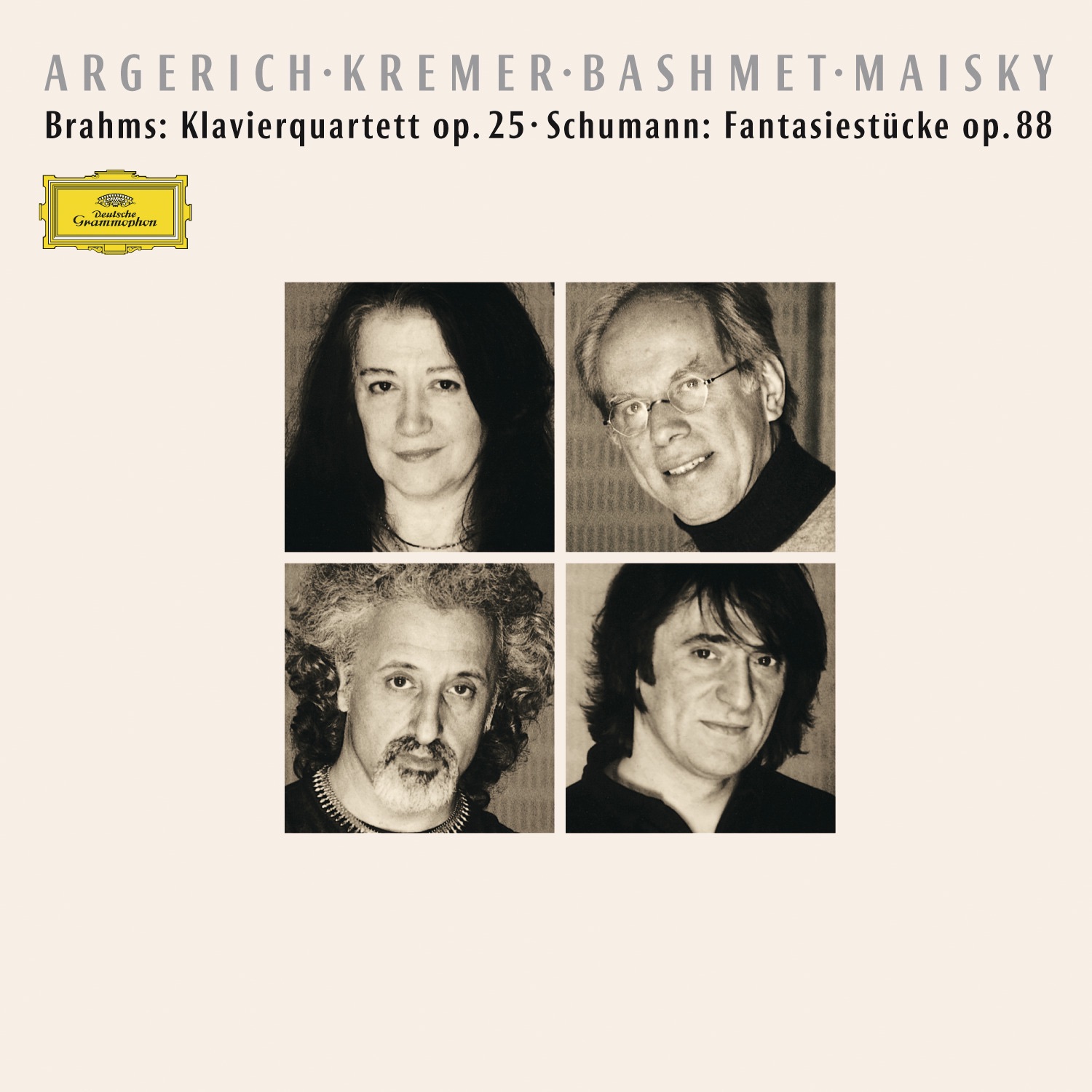 Brahms: Piano Quartet, Op. 25 & Schumann: Fantasiestücke, Op. 88 album cover