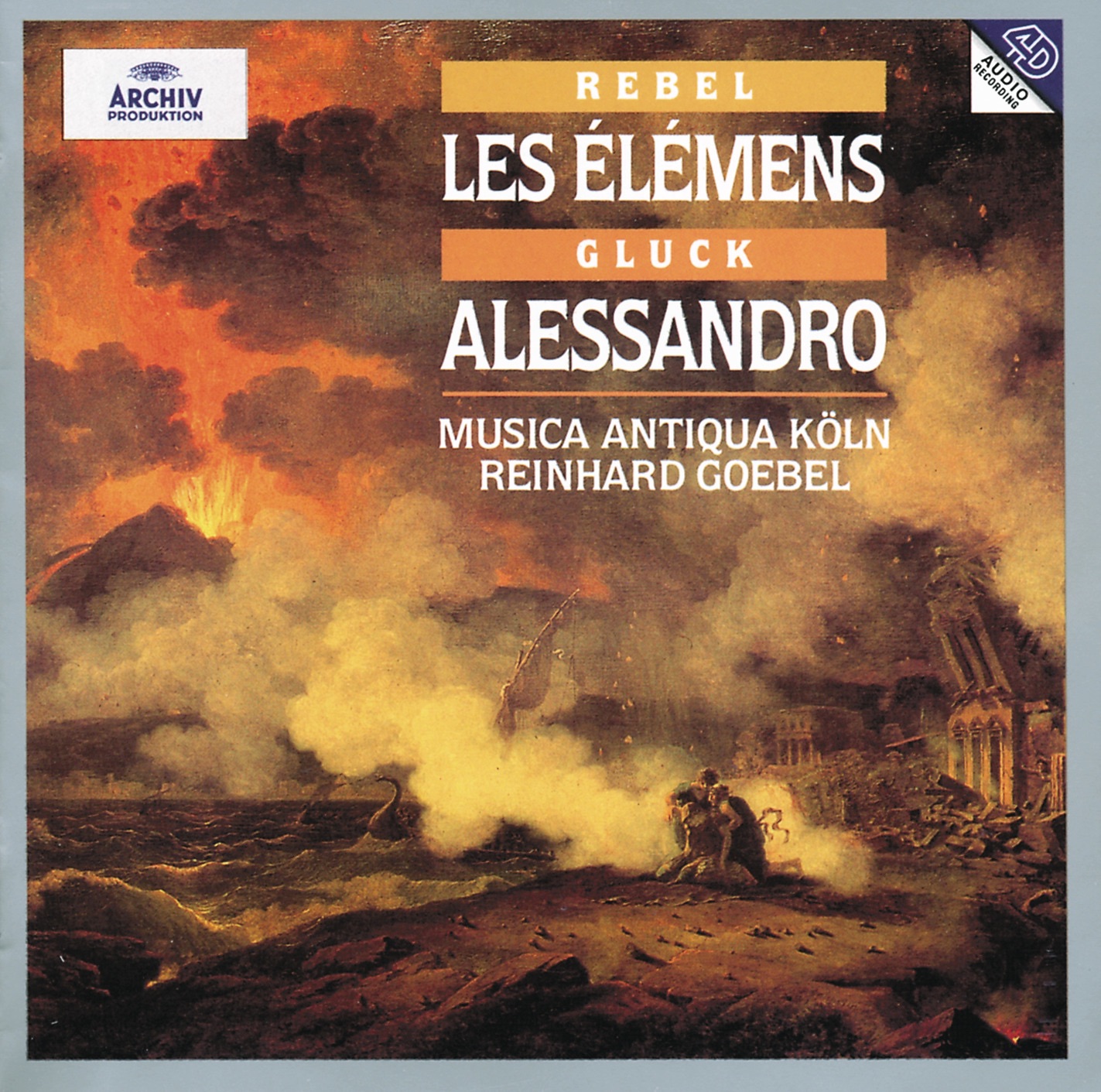 Rebel: Les Élémens - Telemann: Sonata for Oboe, Harpsichord and Continuo - Gluck: Alessandro album cover