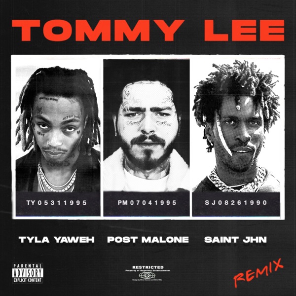 Tommy Lee (Remix) [feat. SAINt JHN & Post Malone] - Single album cover
