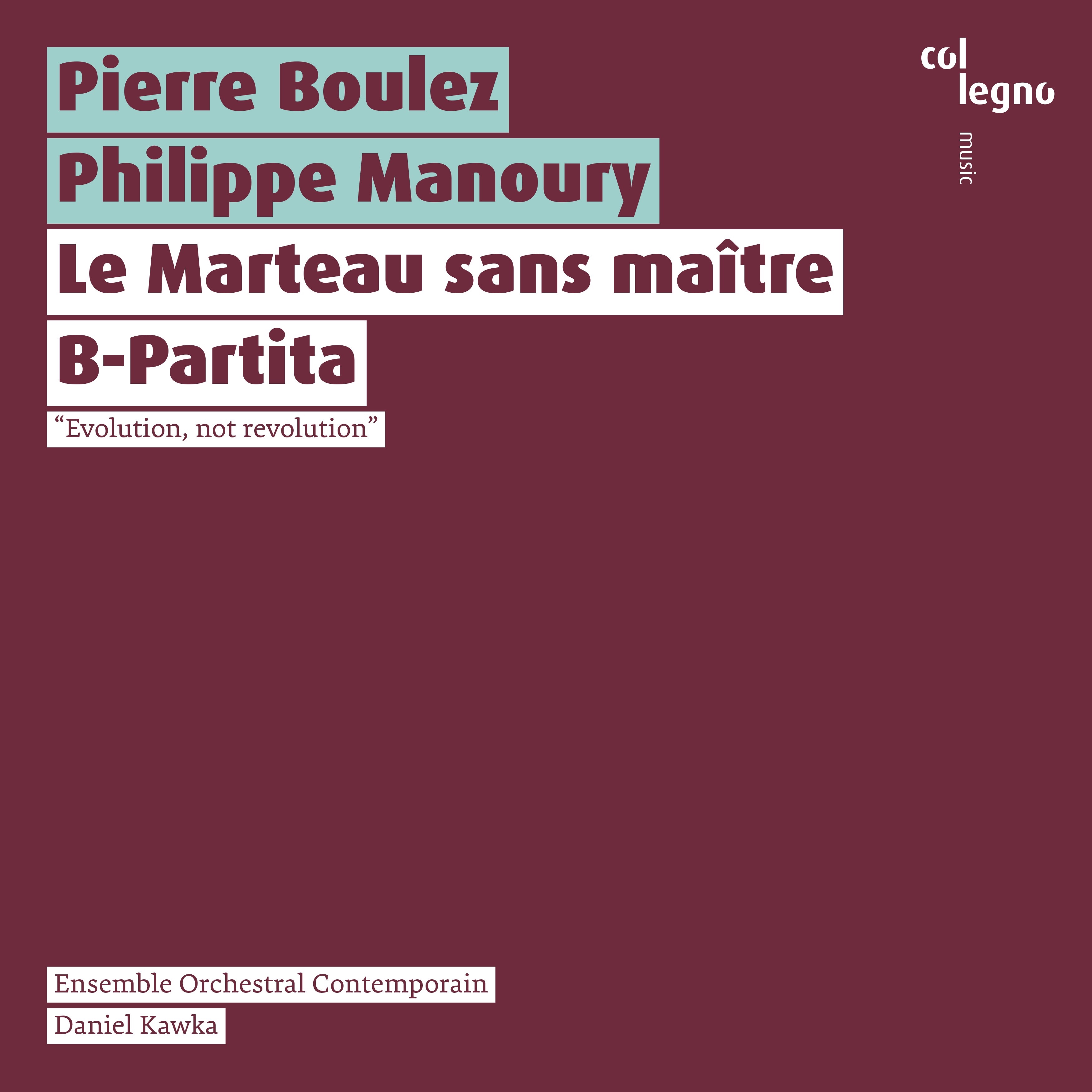 Le Marteau sans maître / B-Partita album cover