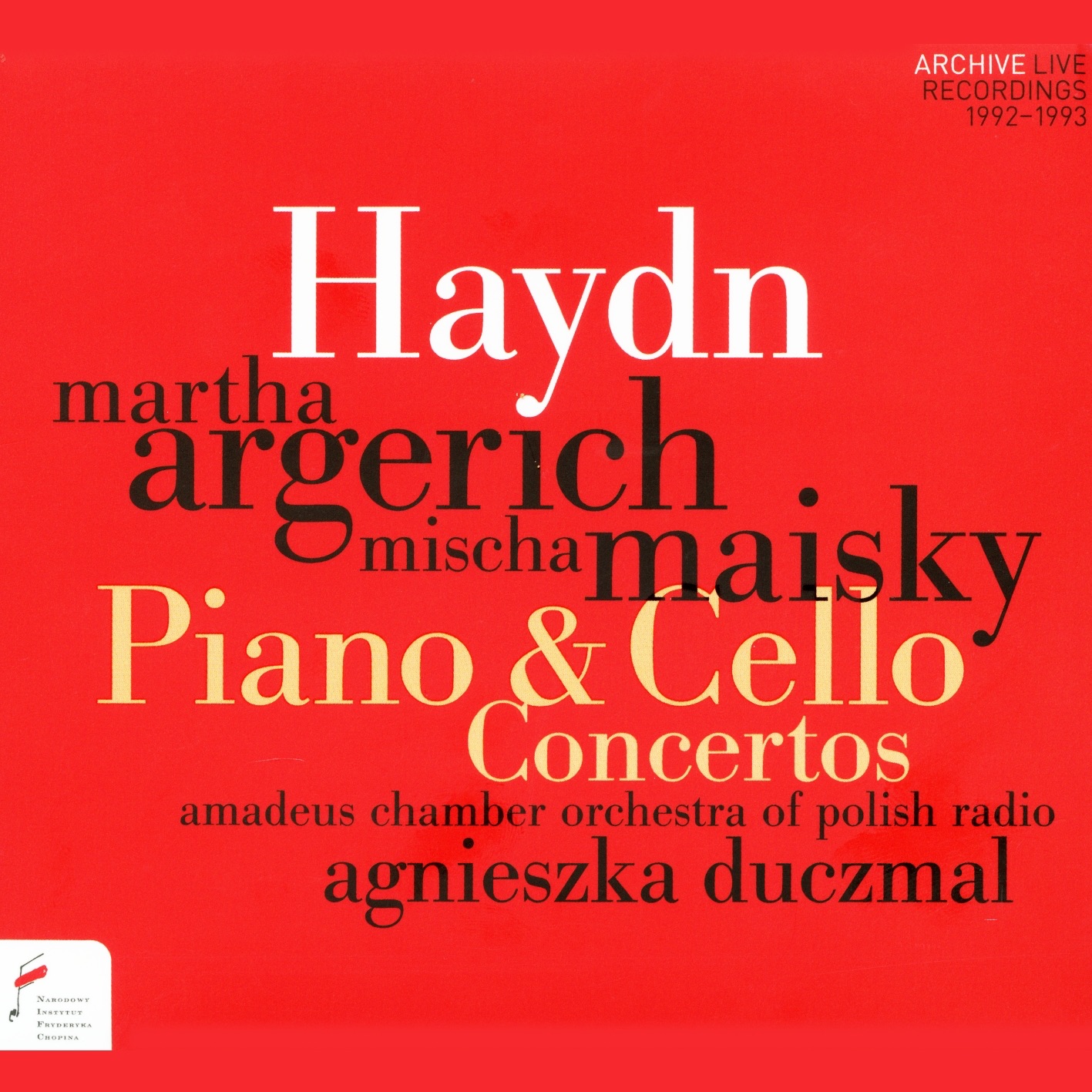 Piano & Cello Concertos album cover