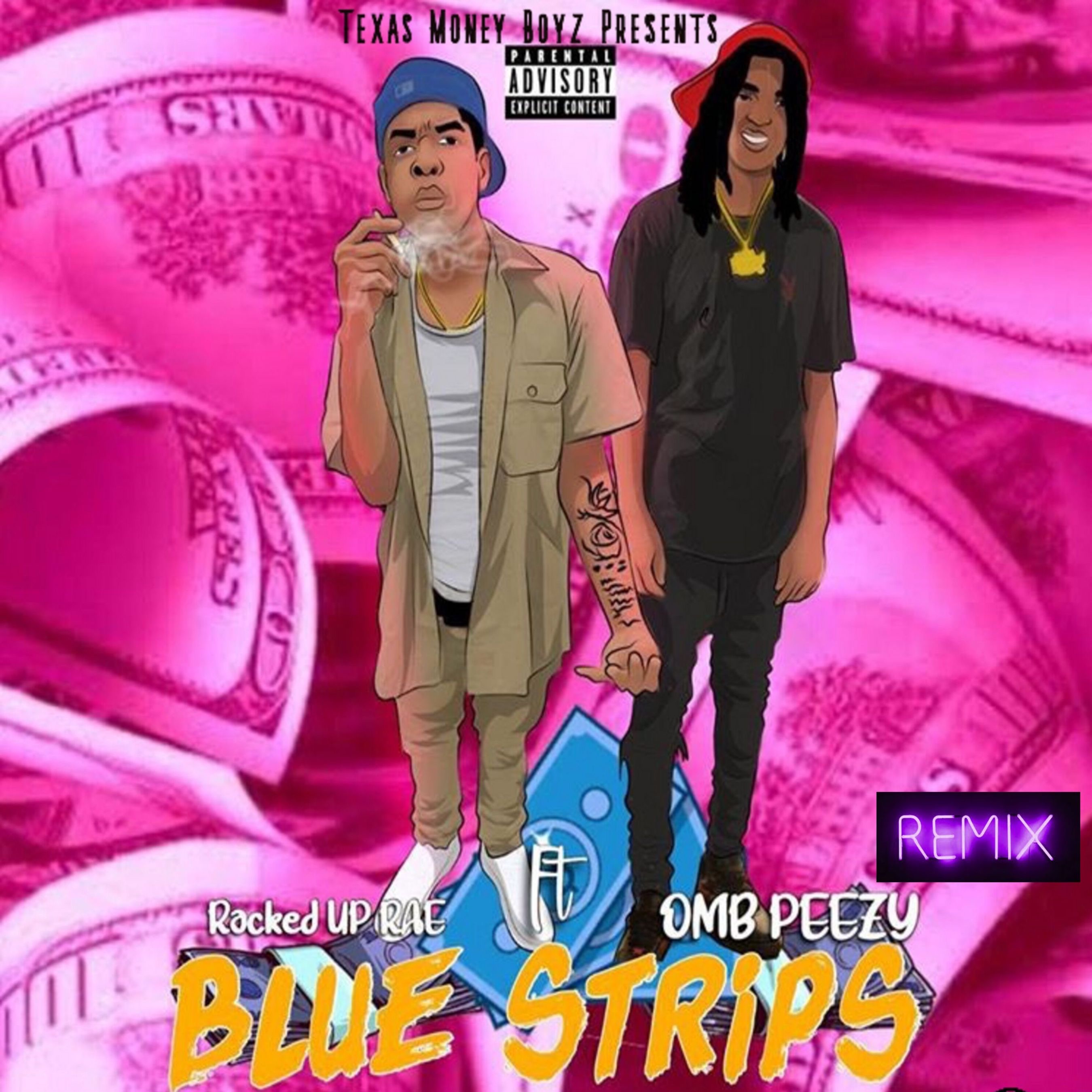 Blue Strips (Remix) - Single album cover