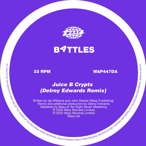 Juice B Crypts (Delroy Edwards Mix) - Single album cover