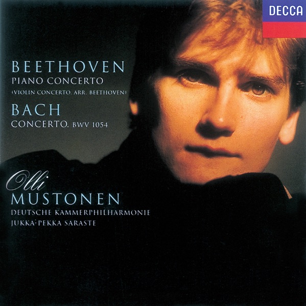 Bach, J.S. : Violin Concerto in E - Beethoven: Violin Concerto (transcribed for keyboard) album cover