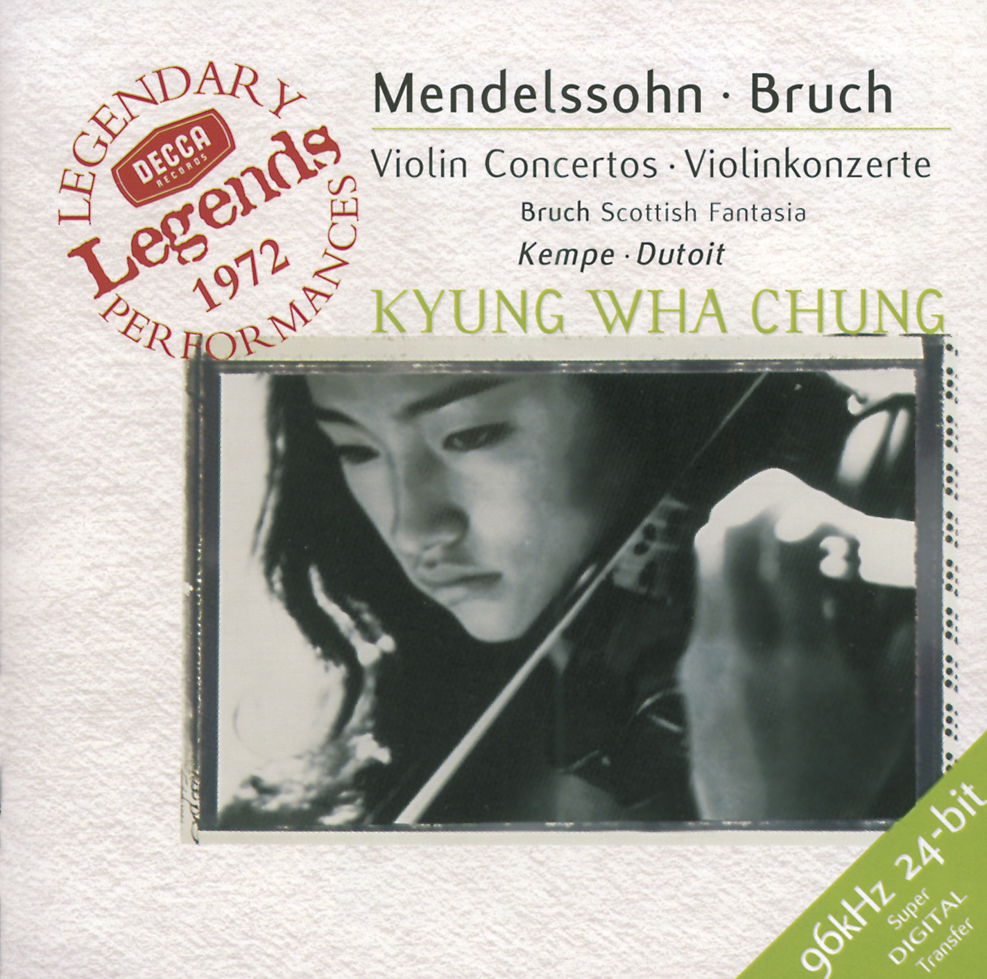 Mendelssohn & Bruch: Violin Concertos album cover