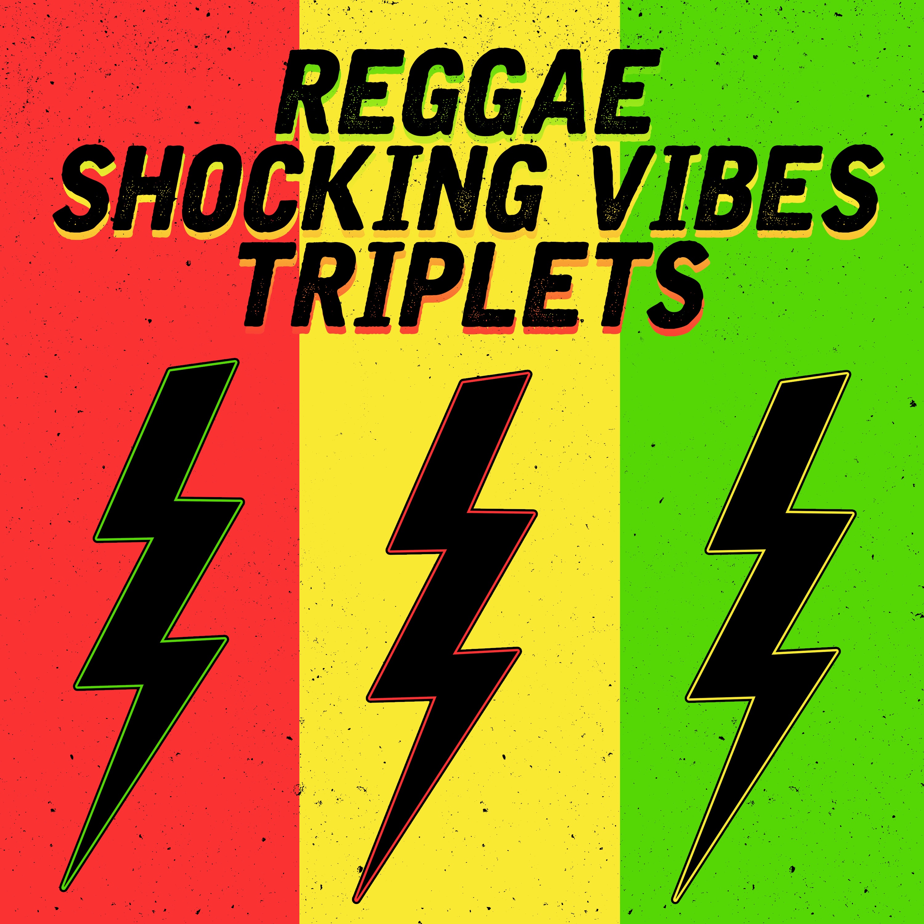 Reggae Shocking Vibes Triplets: Jack Radics, Terry Ganzie and Mad Cobra album cover