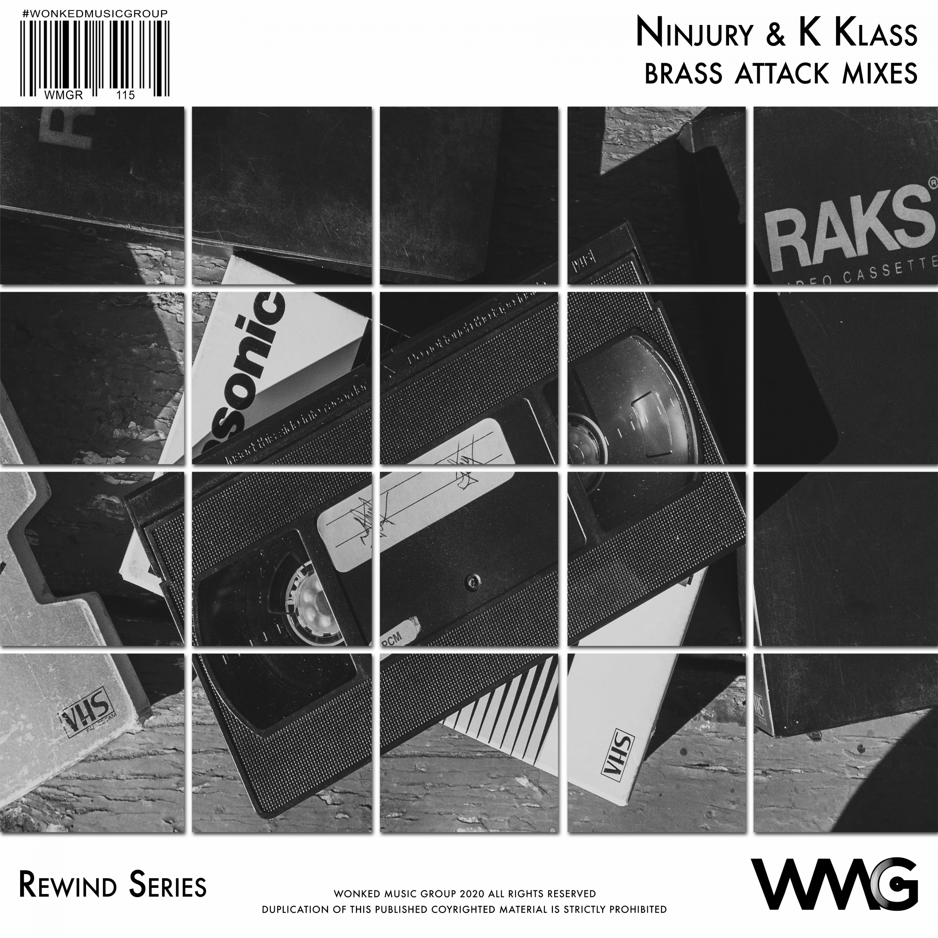Rewind Series: Ninjury & K-Klass - Brass Attack Mixes album cover