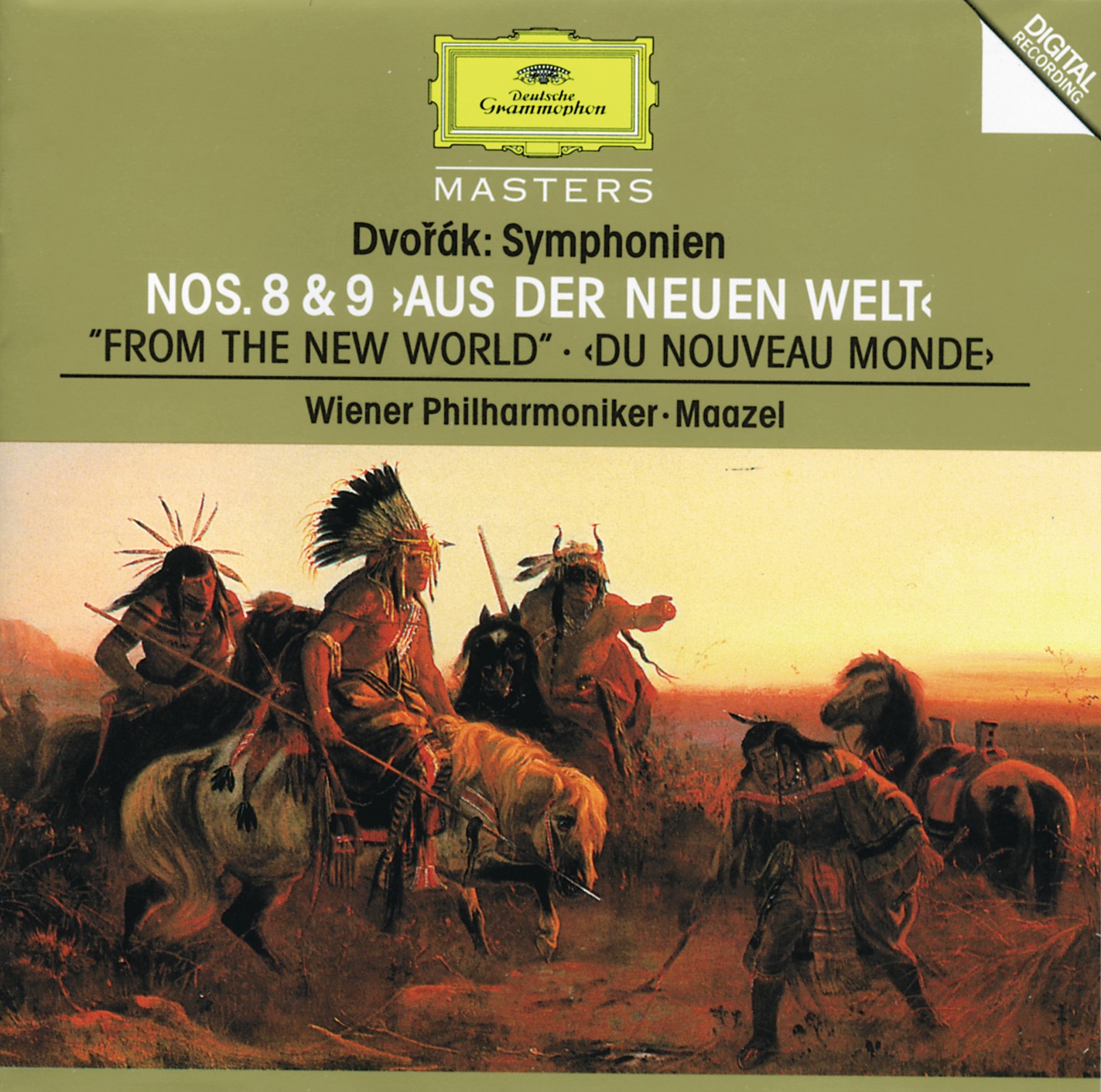 Dvorák: Symphonies Nos. 8 & 9 "From the New World" album cover