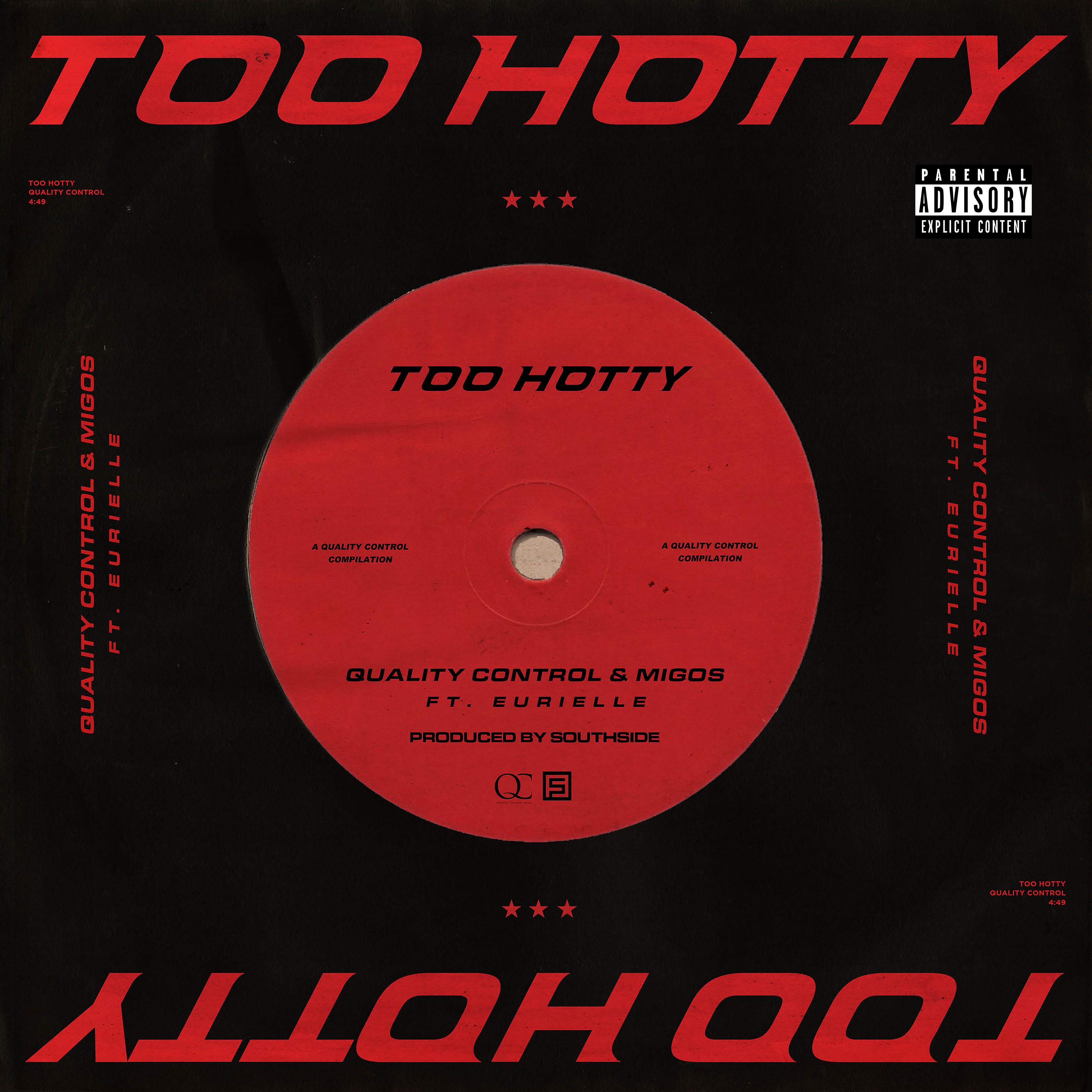 Too Hotty (feat. Eurielle) - Single album cover