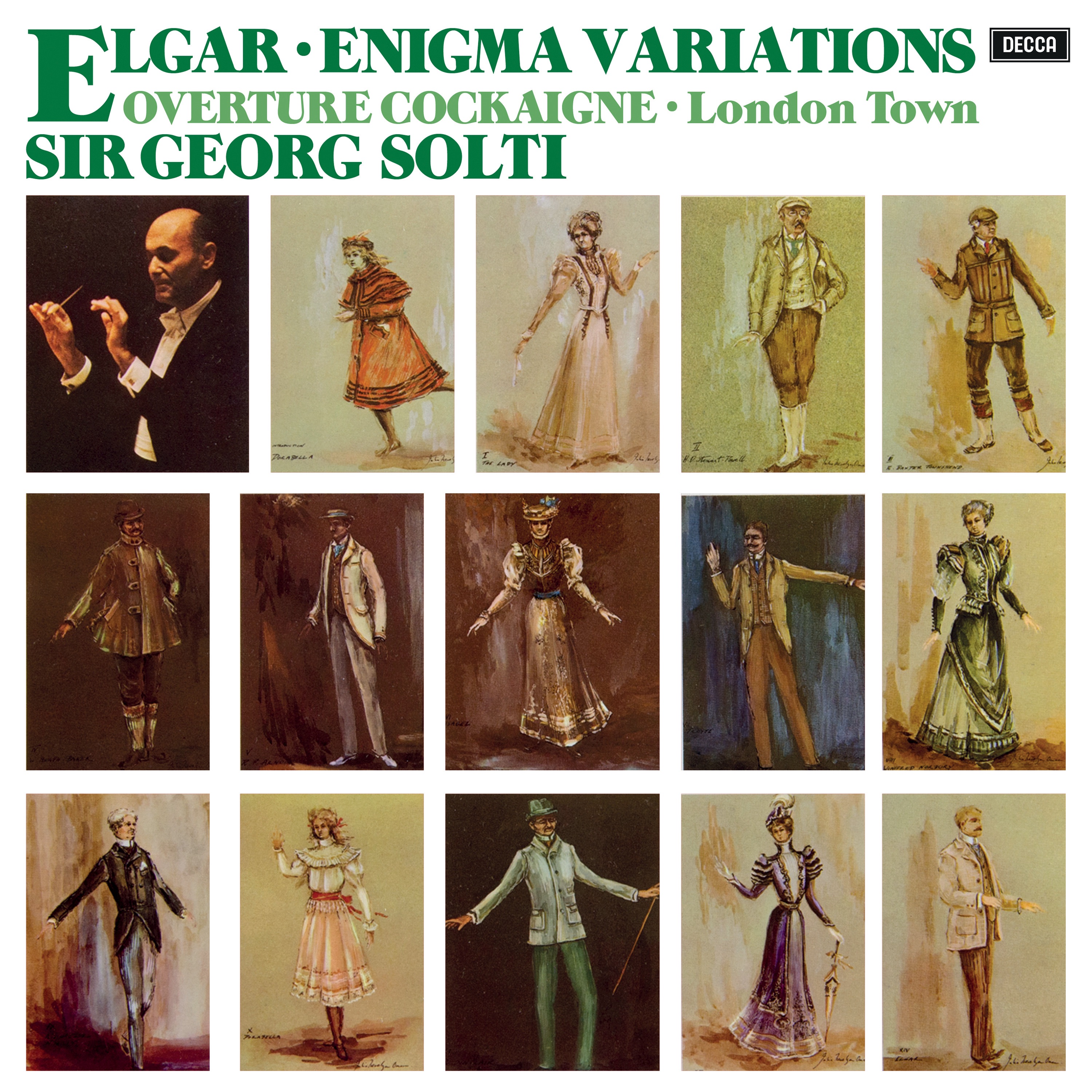 Elgar: Enigma Variations; Cockaigne album cover