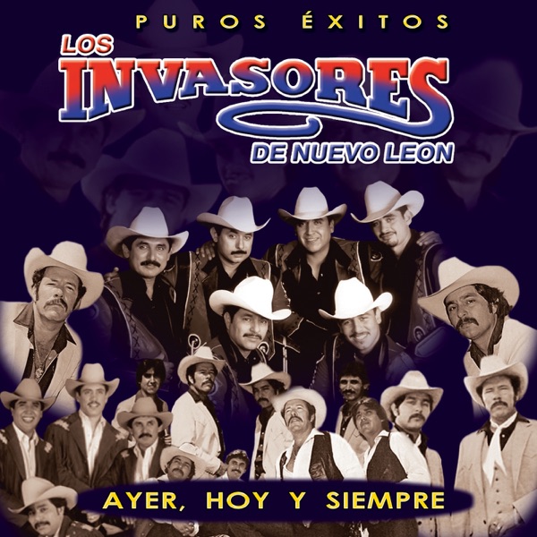 Puros Éxitos - Los Invasores de Nuevo León album cover
