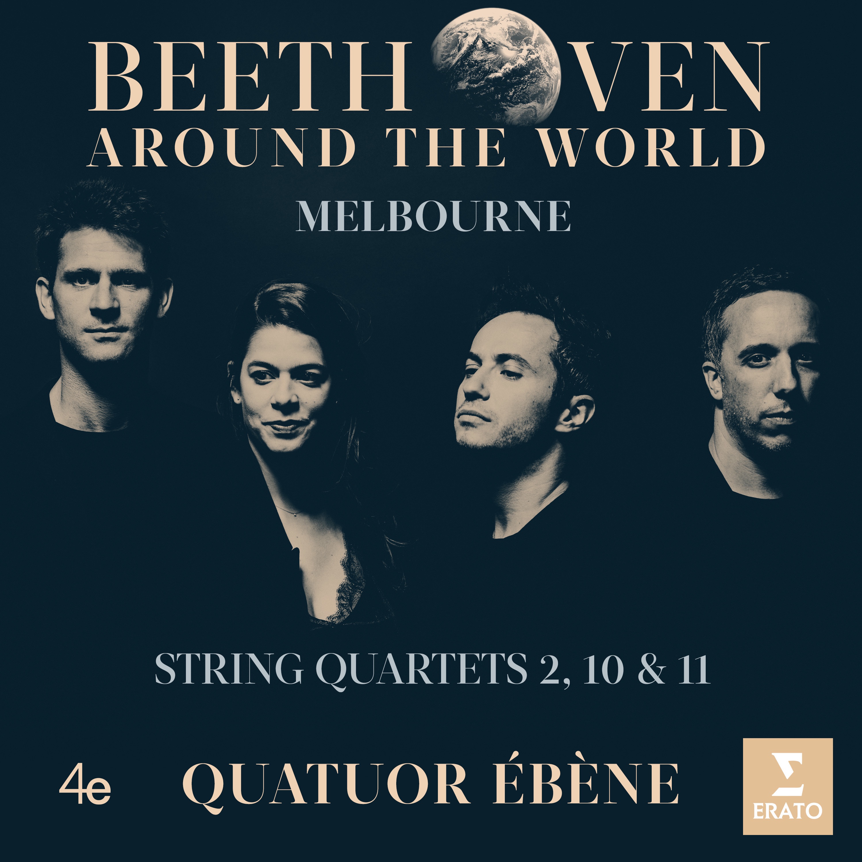 Beethoven Around the World: Melbourne, String Quartets Nos 2, 10 & 11 album cover
