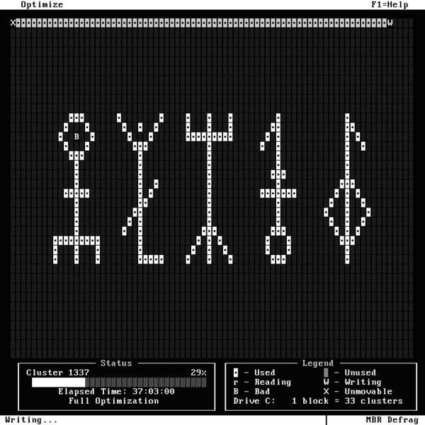 C:\>Defrag album cover