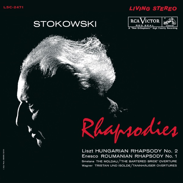 Smetana: Moldau; Liszt: Hungarian Rhapsody No. 2; Roumanian Rhapsody No. 1 album cover