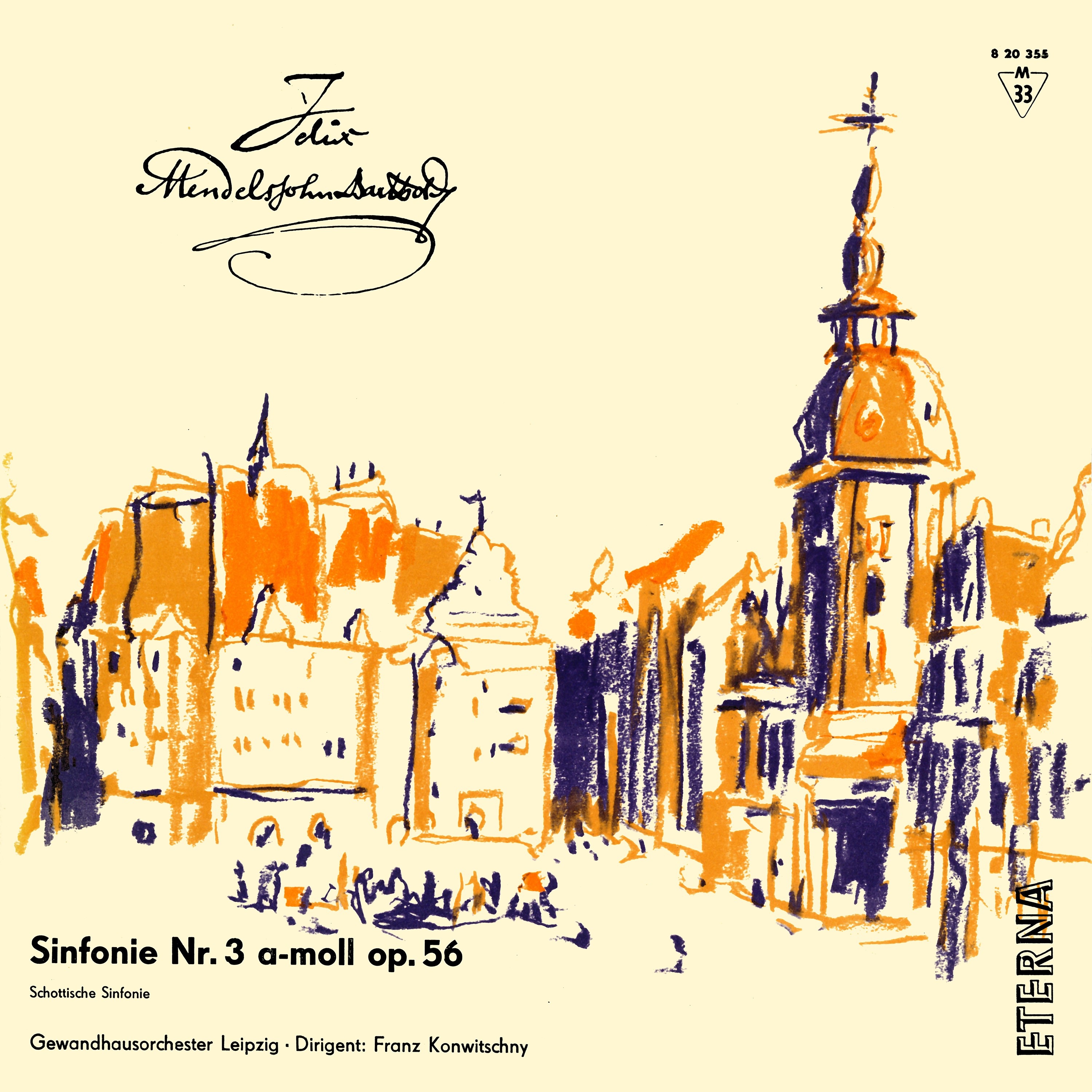 Mendelssohn: Symphony No. 3, "Scottish" album cover