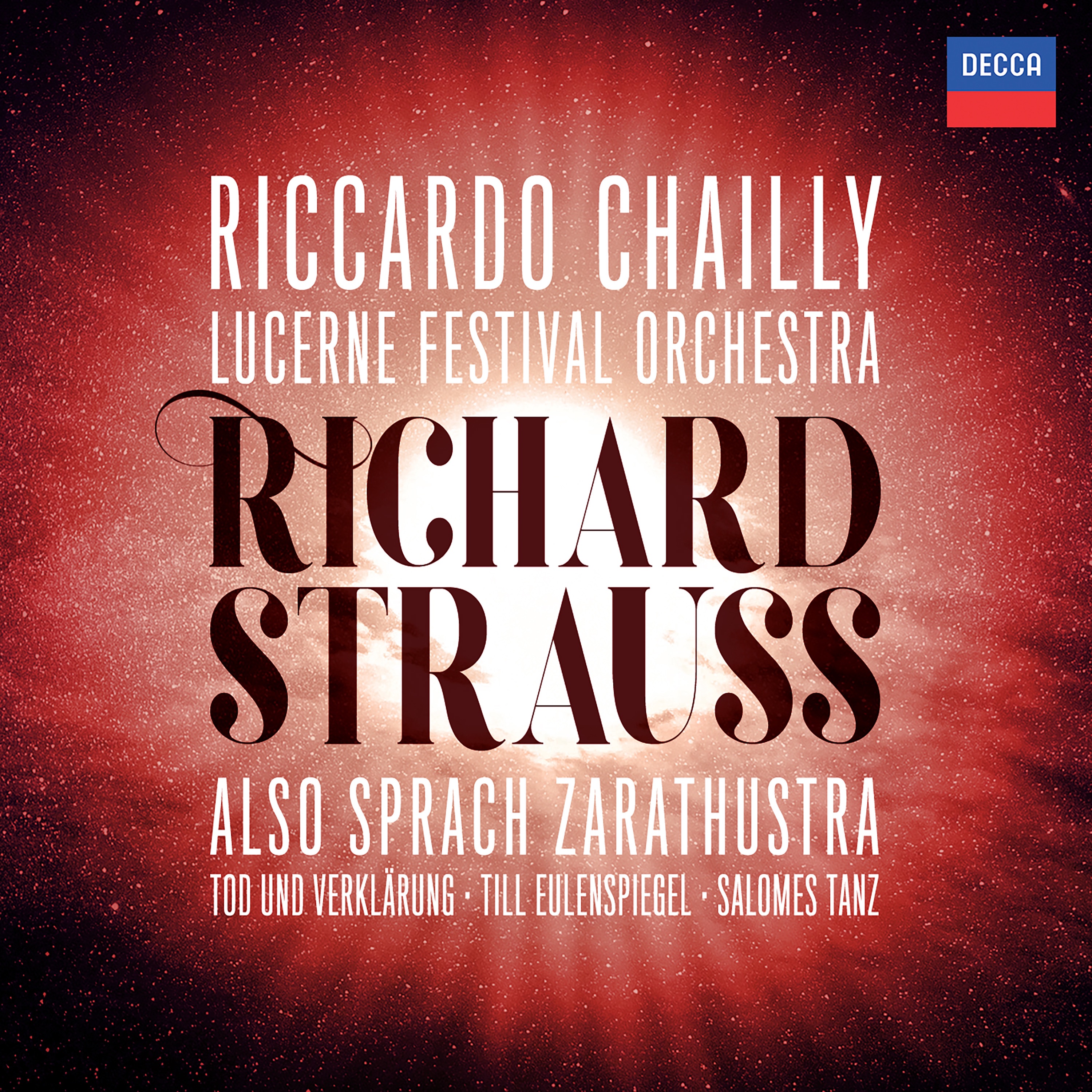 Richard Strauss: Also sprach Zarathustra, Tod und Verklärung, Till Eulenspiegel, Salome's Dance (Liv album cover