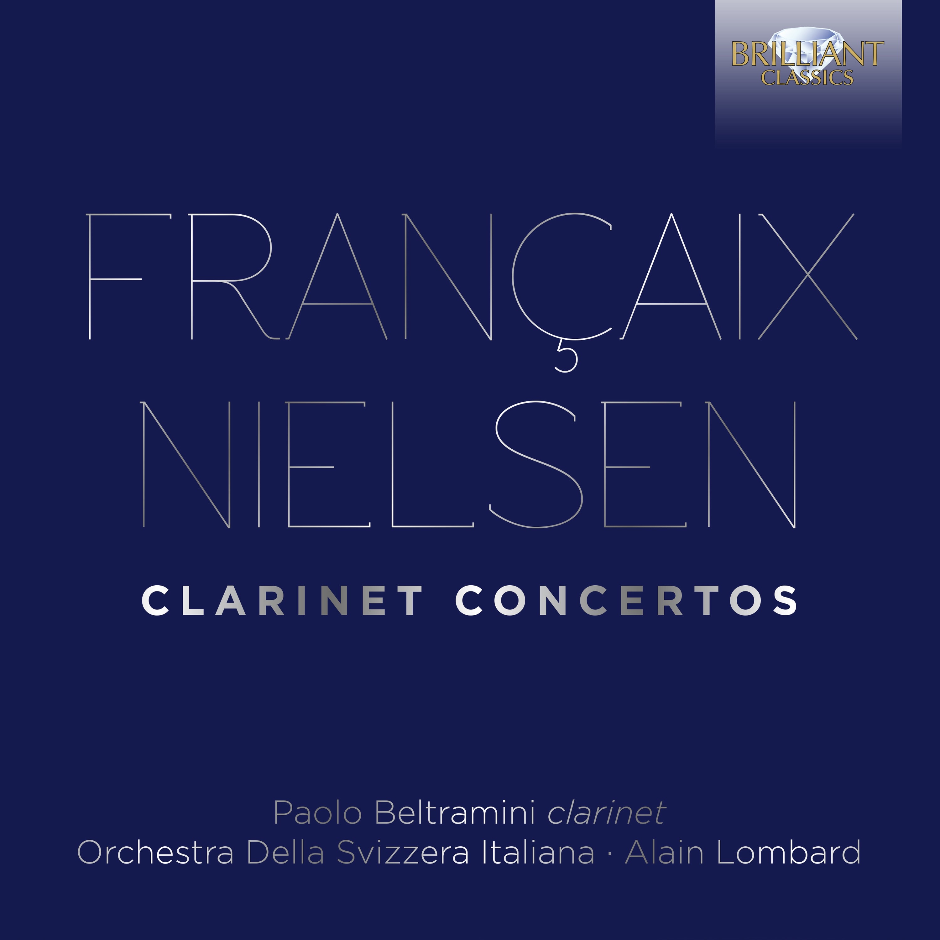 Francaix, Nielsen: Clarinet Concertos album cover