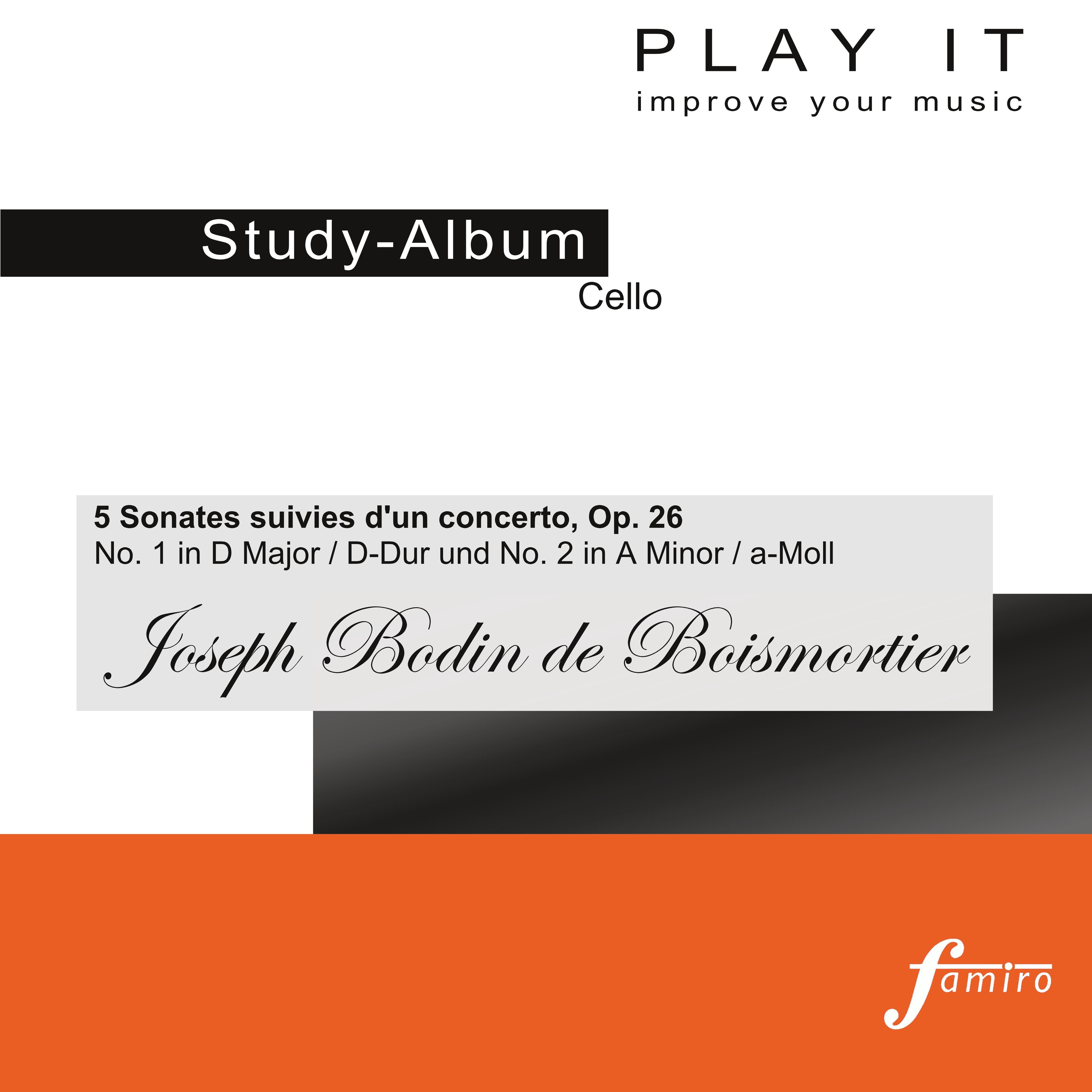 Play It - Study for Cello: Boismortier: Zwei Sonate, Op. 26, No. 1, D Major & No. 2, A Minor album cover