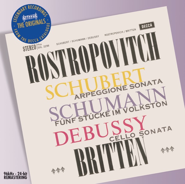 Schubert, Schumann & Debussy: Works for Cello & Piano album cover
