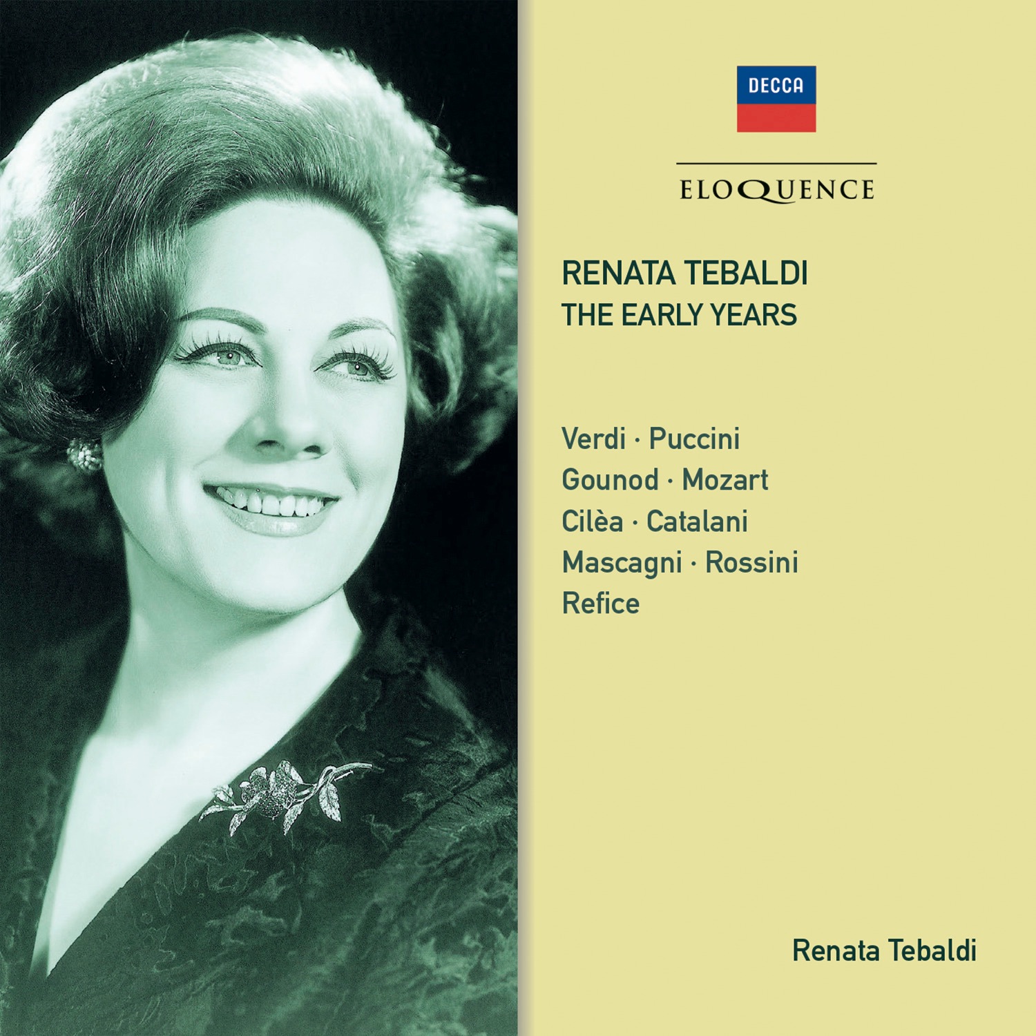 Renata Tebaldi - The Early Years album cover
