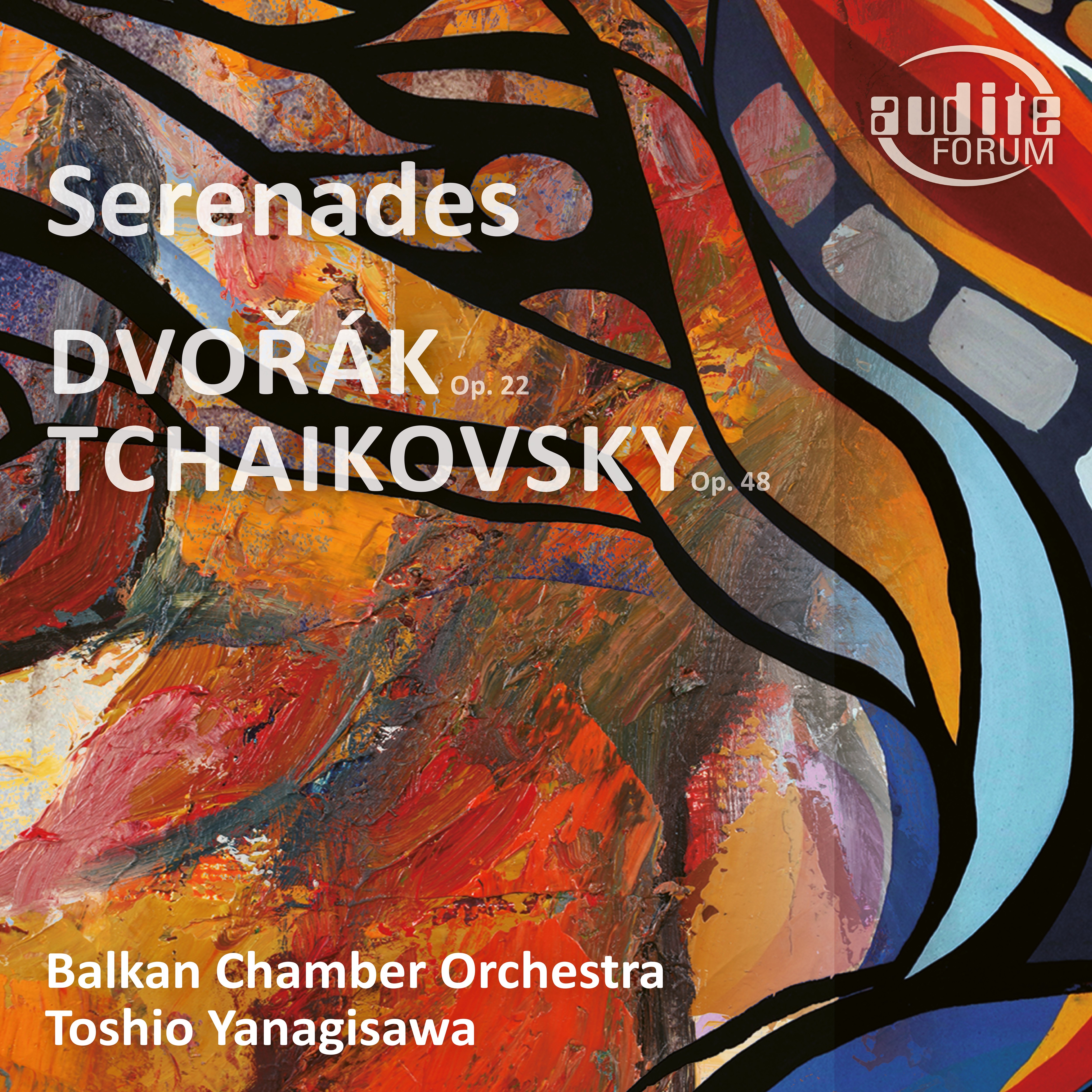 Dvořák & Tchaikovsky: Serenades for String Orchestra album cover