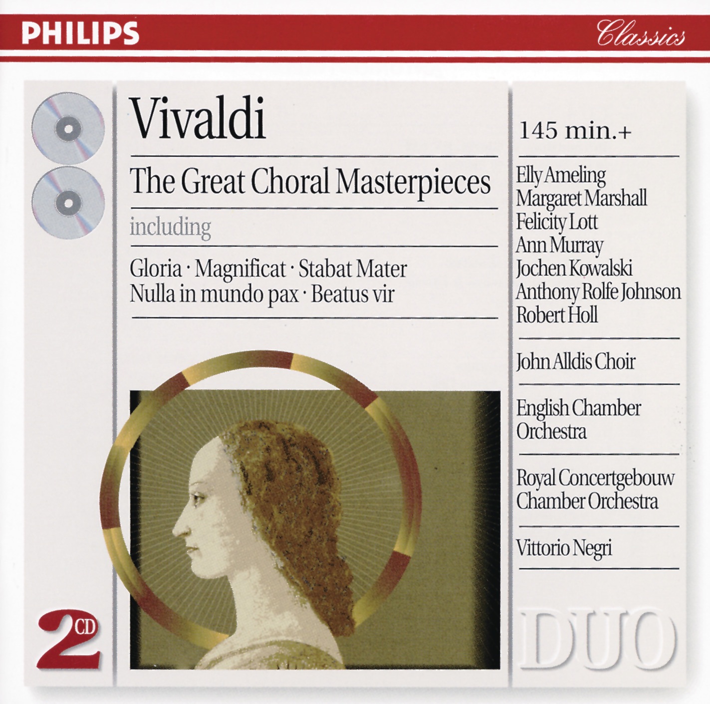 Vivaldi: The Great Choral Masterpieces album cover