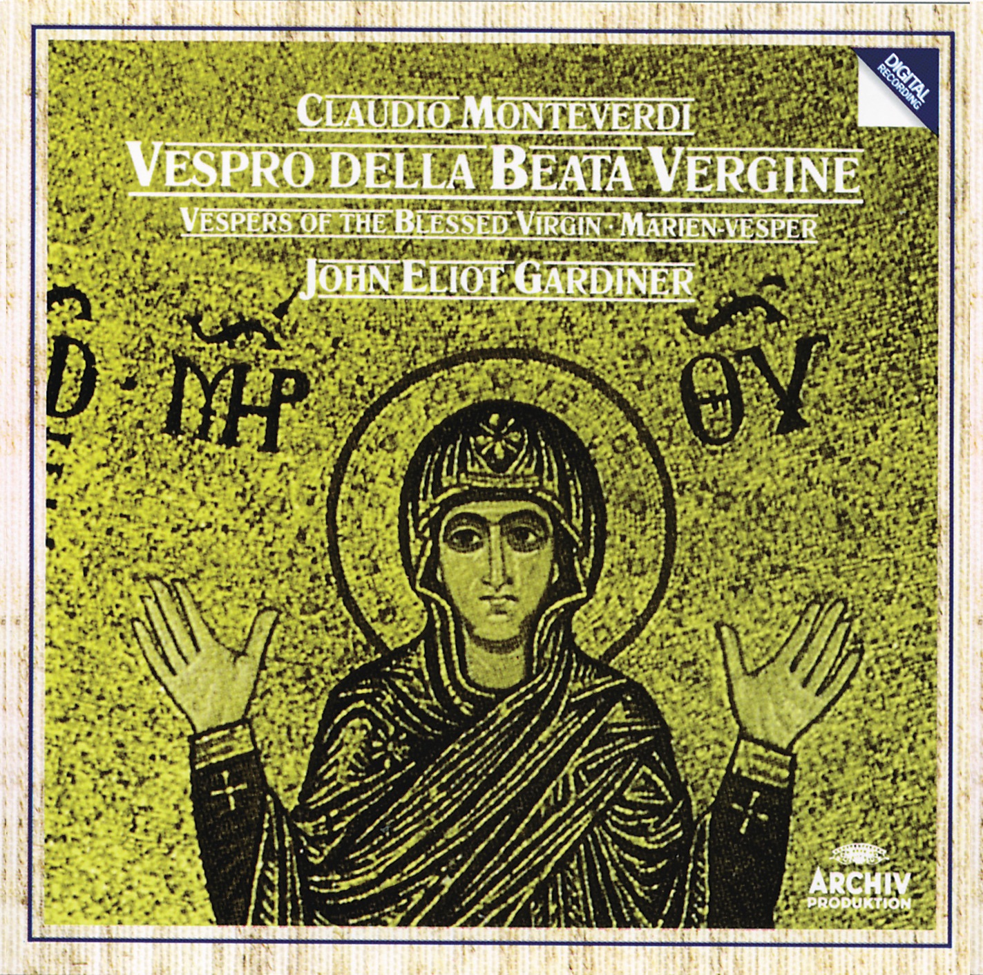 Monteverdi: Vespers of the Blessed Virgin album cover