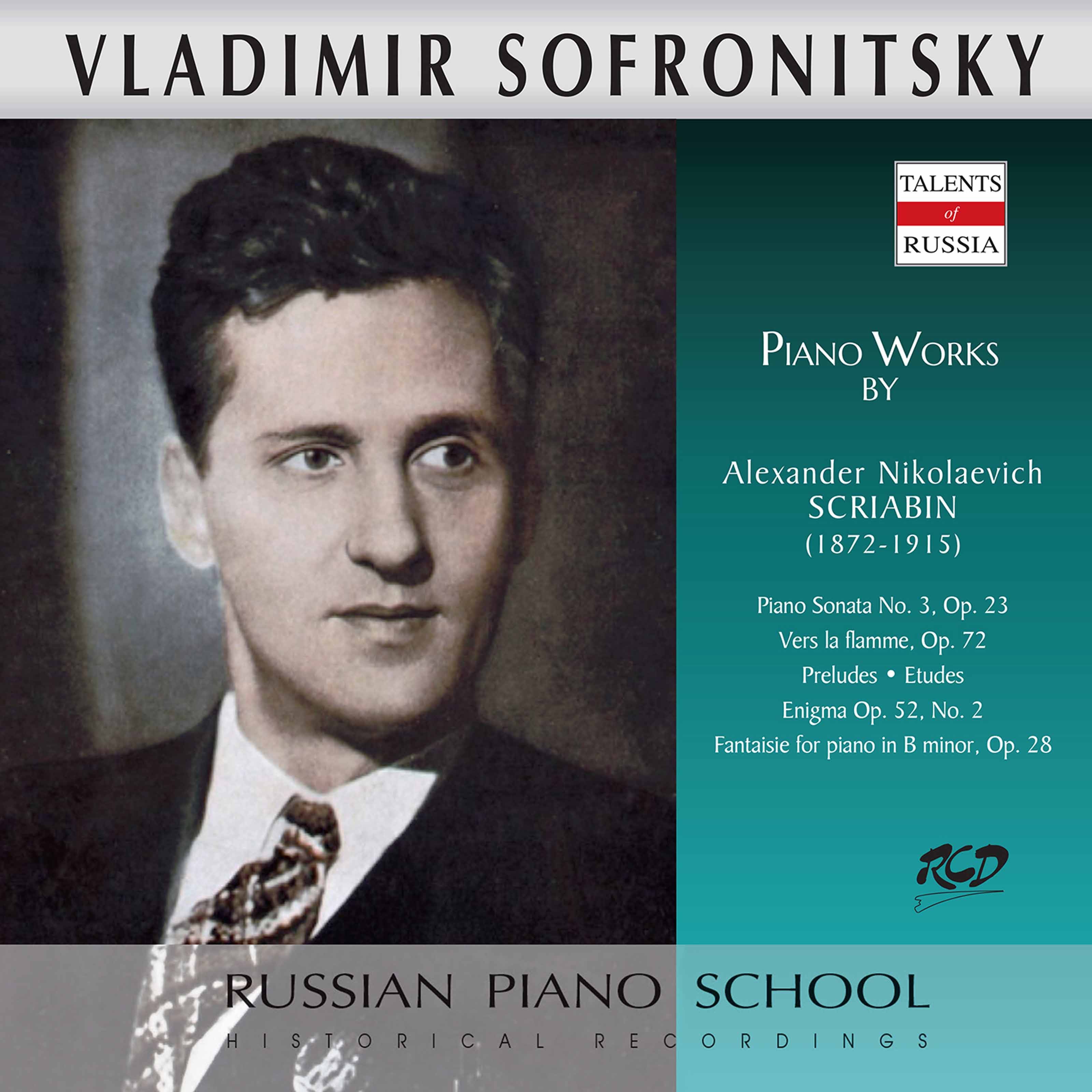 Scriabin: Piano Works (Live) album cover