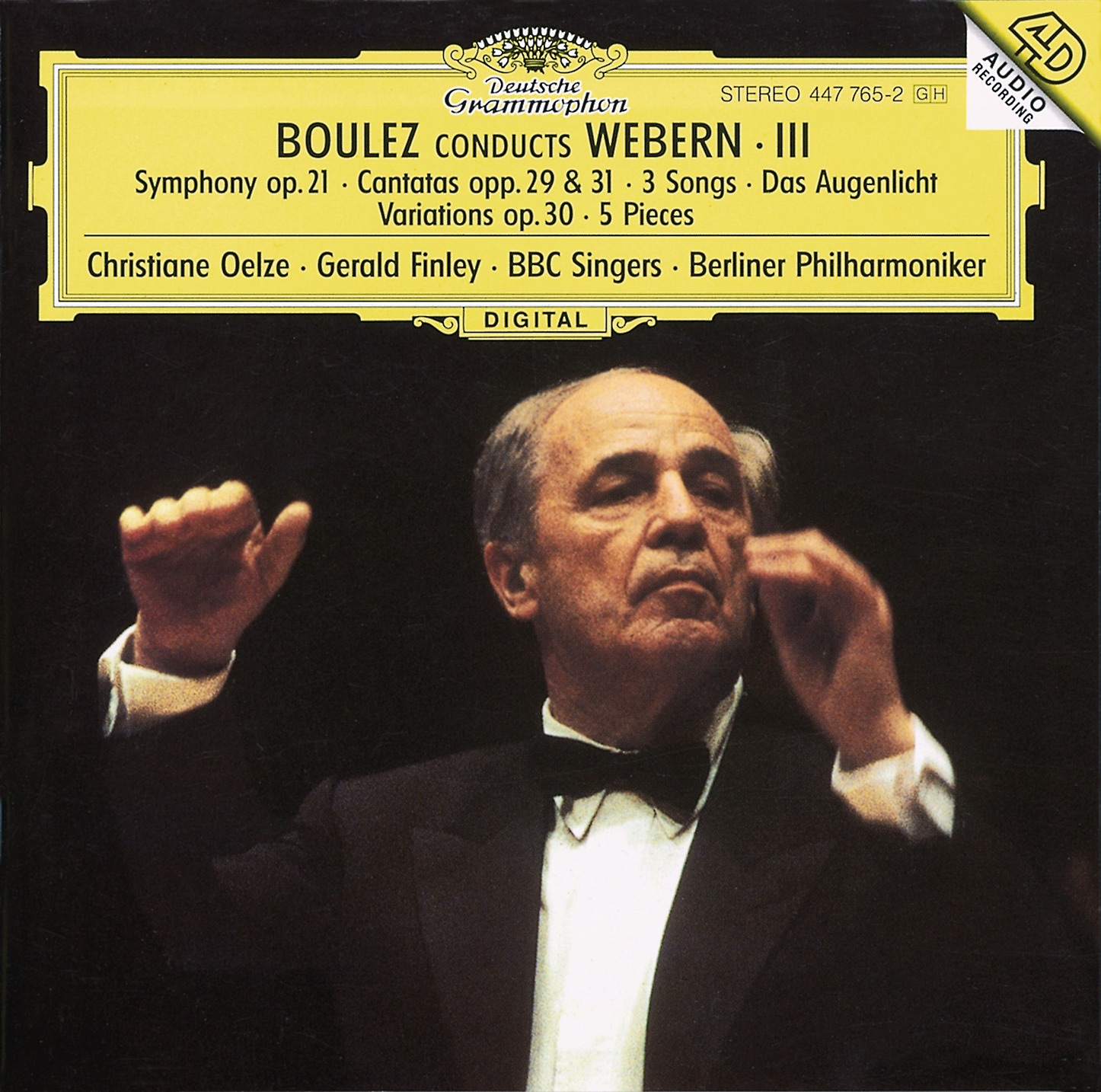 Boulez Conducts Webern, Vol. 3 album cover