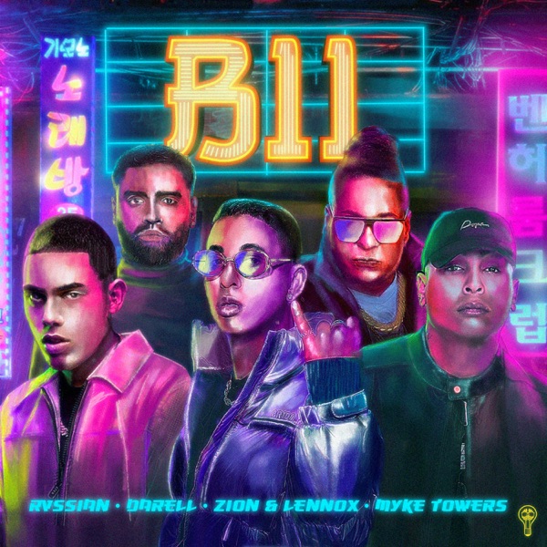 B11 (feat. Myke Towers) - Single album cover