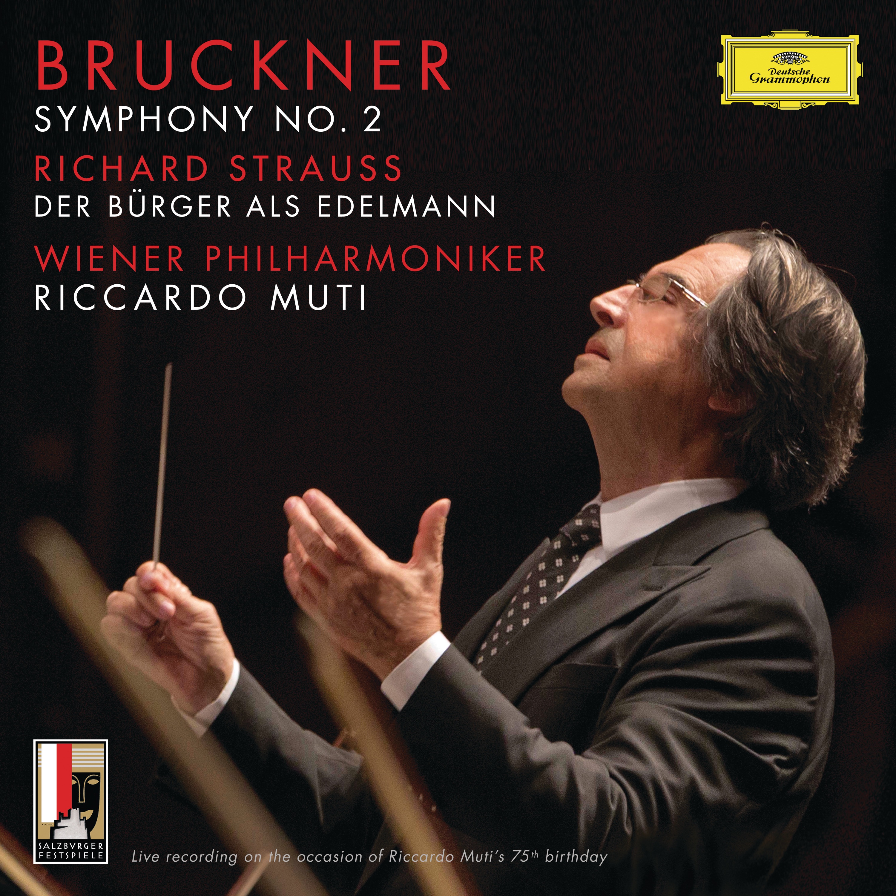 Bruckner: Symphony No.2 In C Minor, WAB 102 / R. Strauss: Der Bürger als Edelmann, Orchestral Suite, album cover