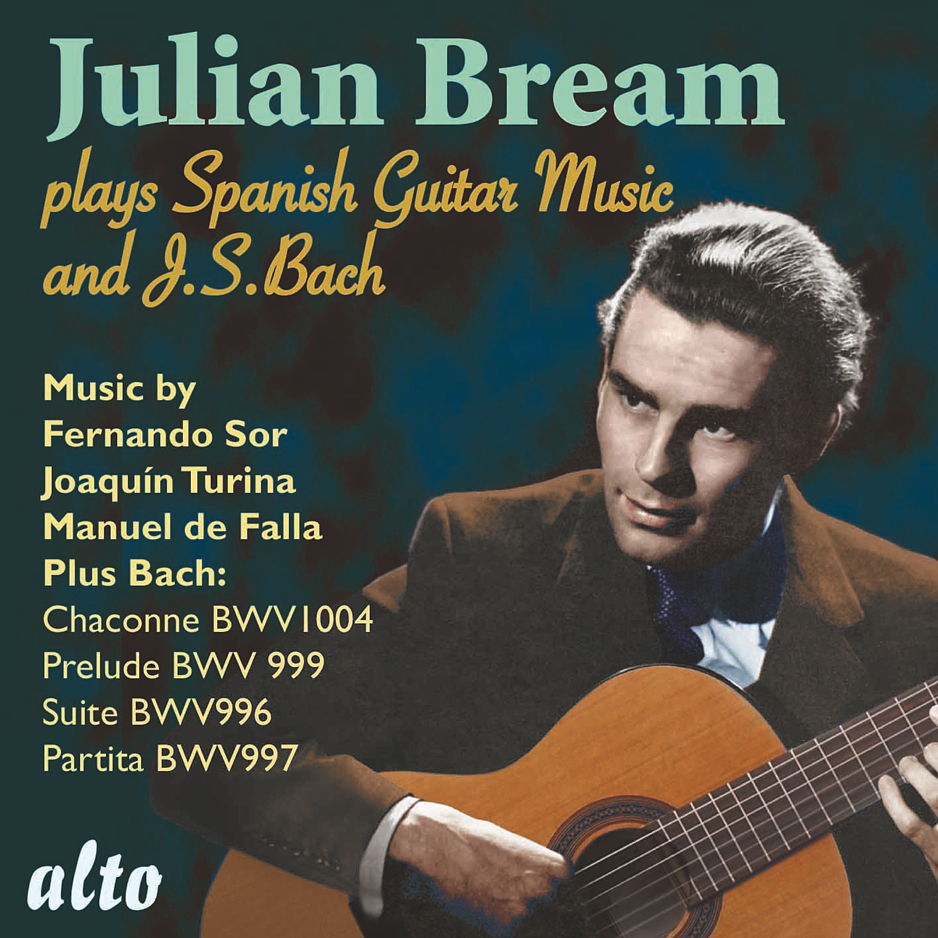 Julian Bream Plays Spanish Music and J.S. Bach album cover