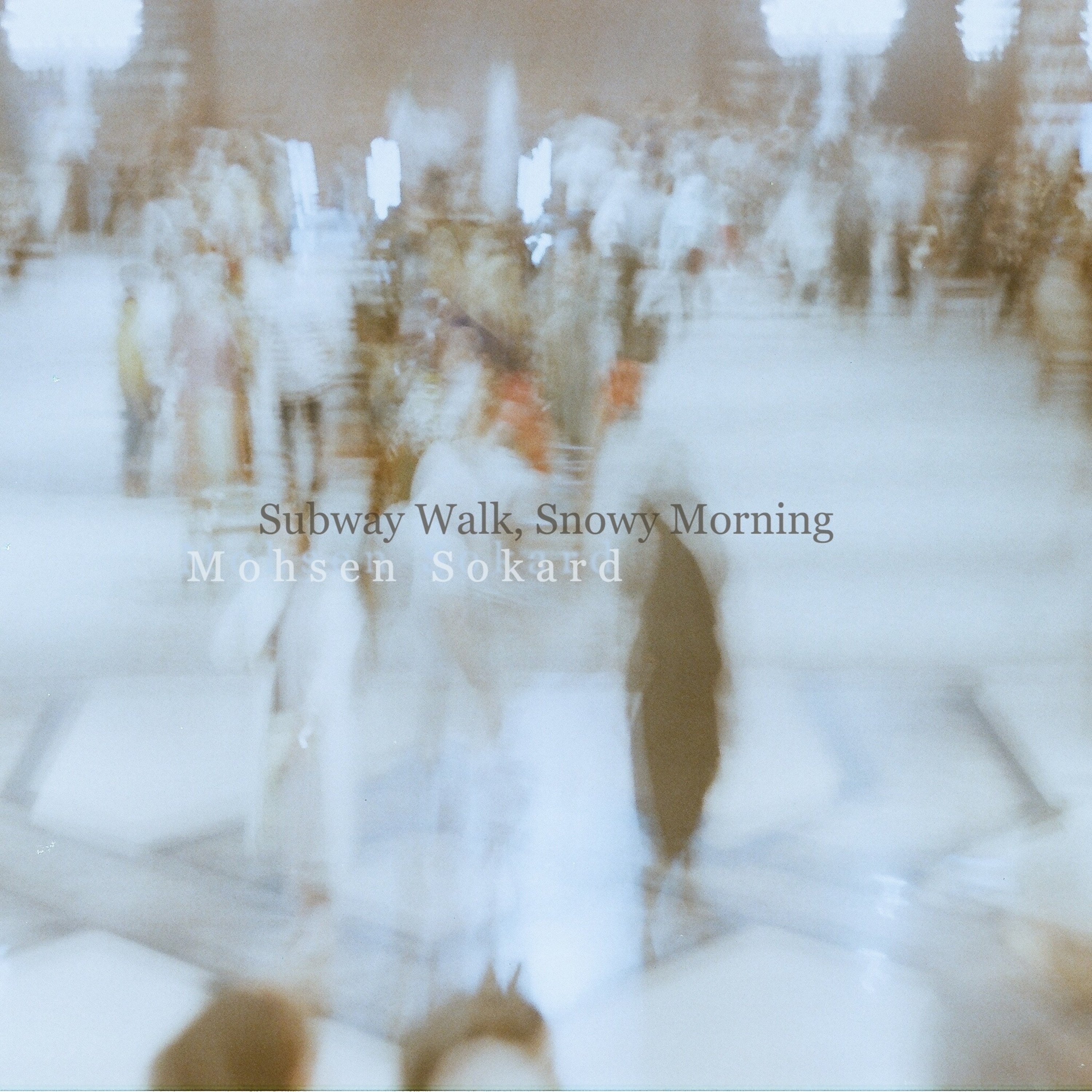 Subway walk, Snowy morning - Single album cover