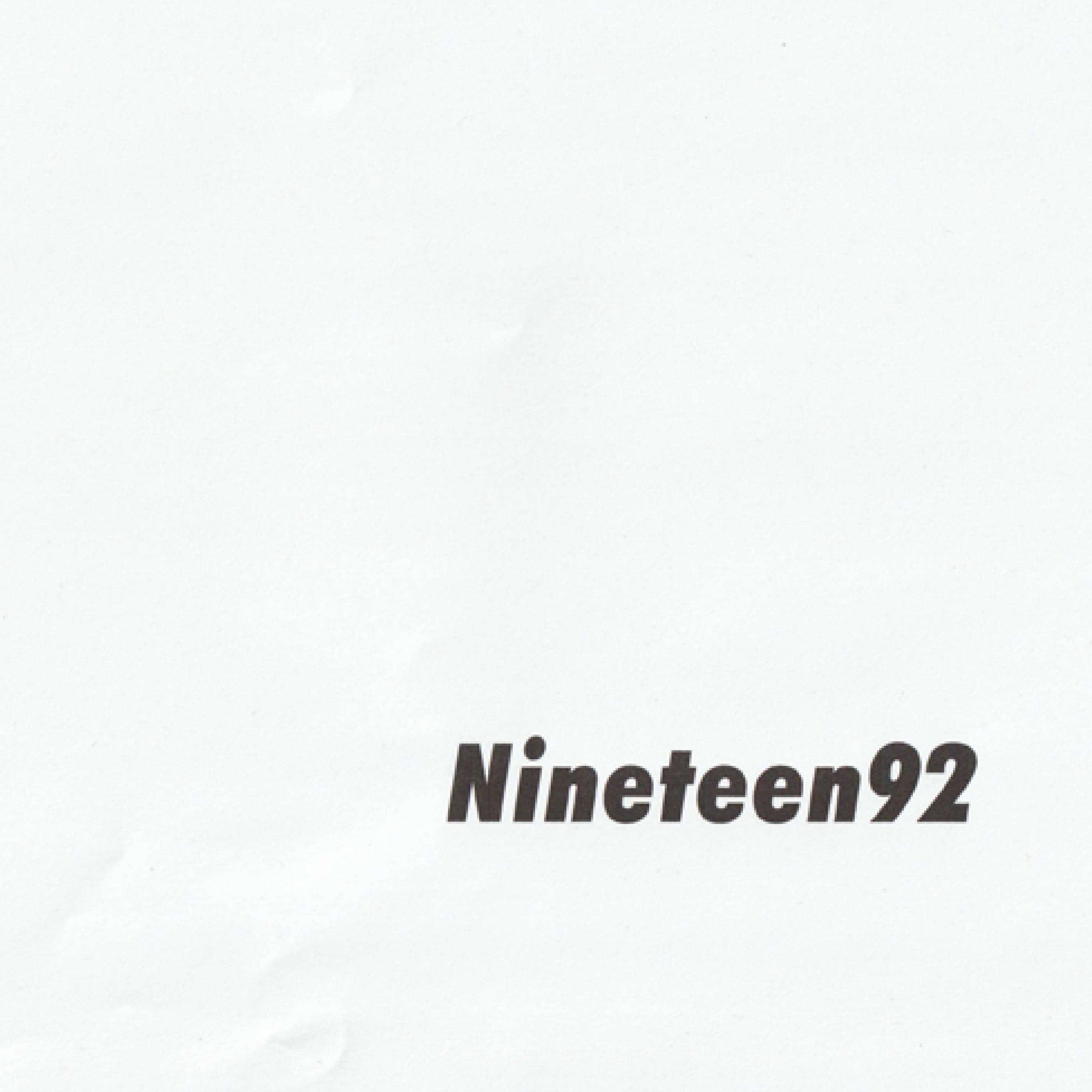 Nineteen92 - EP album cover