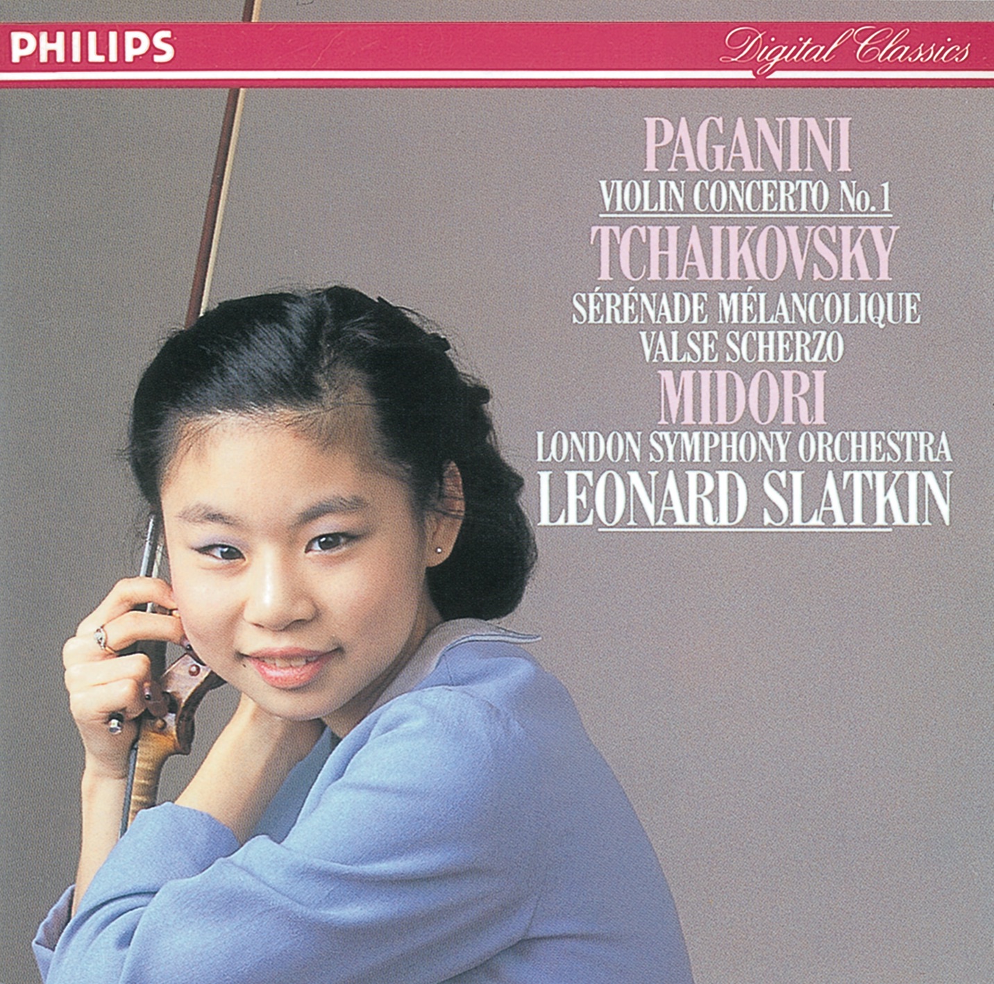 Paganini: Violin Concerto No. 1 - Tchaikovsky: Sérénade mélancolique & Valse-Scherzo album cover