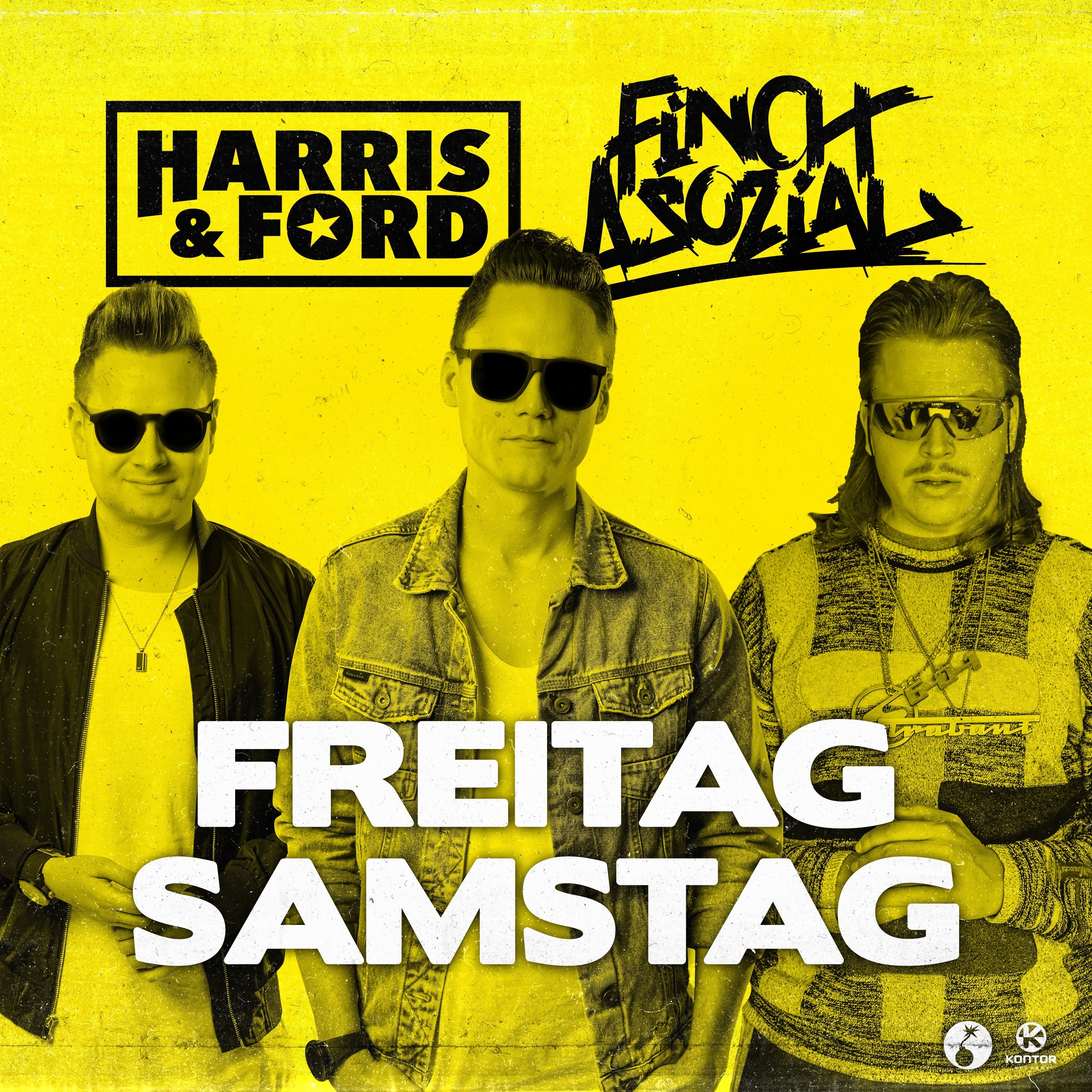 Freitag, Samstag (feat. Finch Asozial) - Single album cover