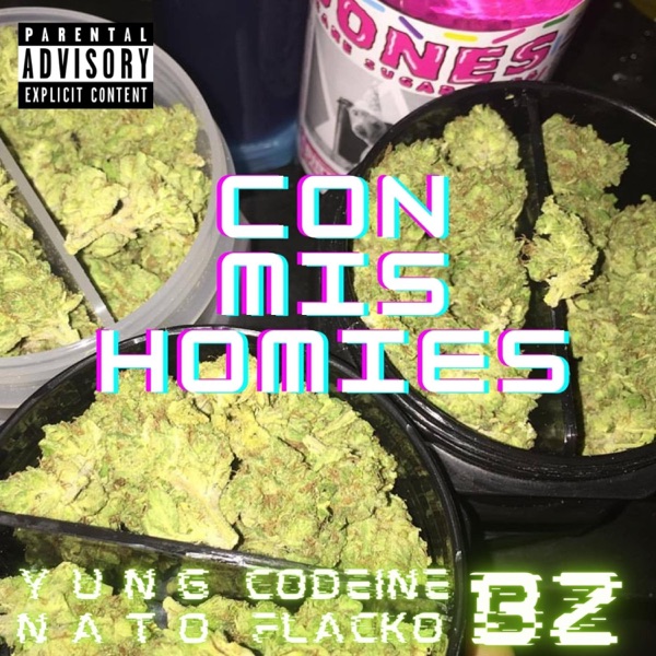 Con mis homies (feat. Codeine Flacko & BZ) - Single album cover
