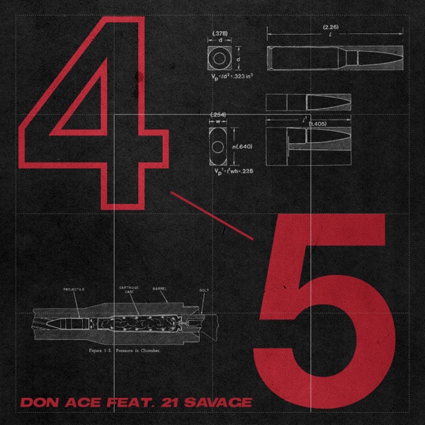 4 5 (Remix) [feat. 21 Savage] - Single album cover