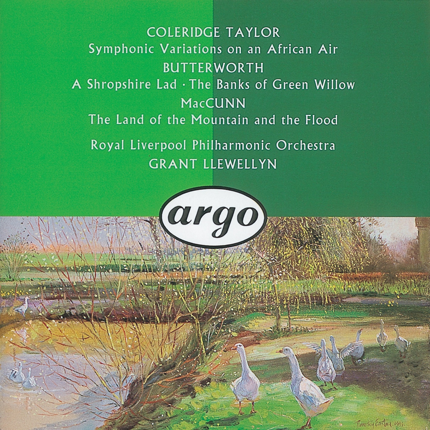 Butterworth: The Banks of Green Willow - a Shropshire Lad - McGunn: The Land of the Mountain and the album cover