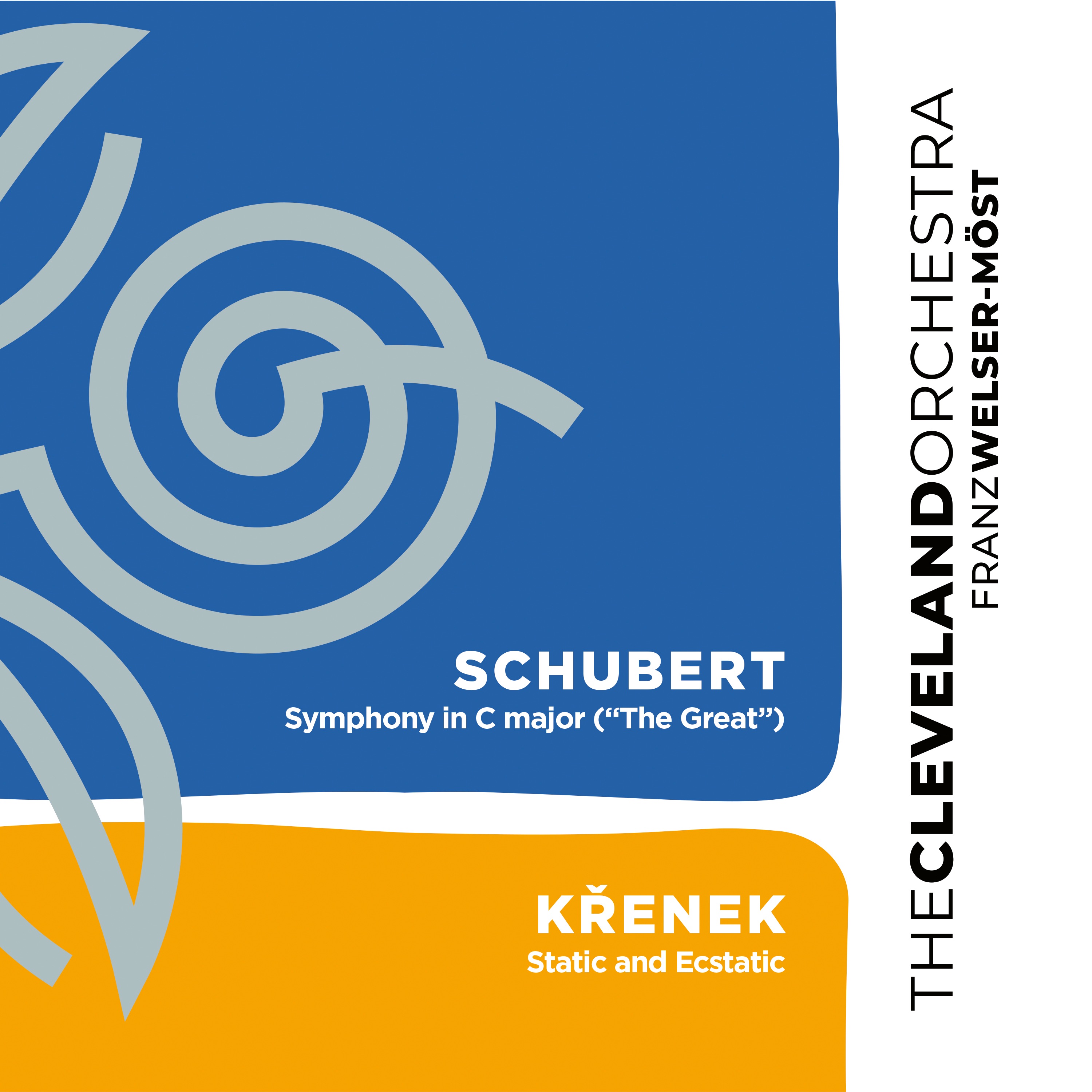 Schubert: Symphony No. 9 in C Major "The Great" - Křenek: Static and Ecstatic album cover