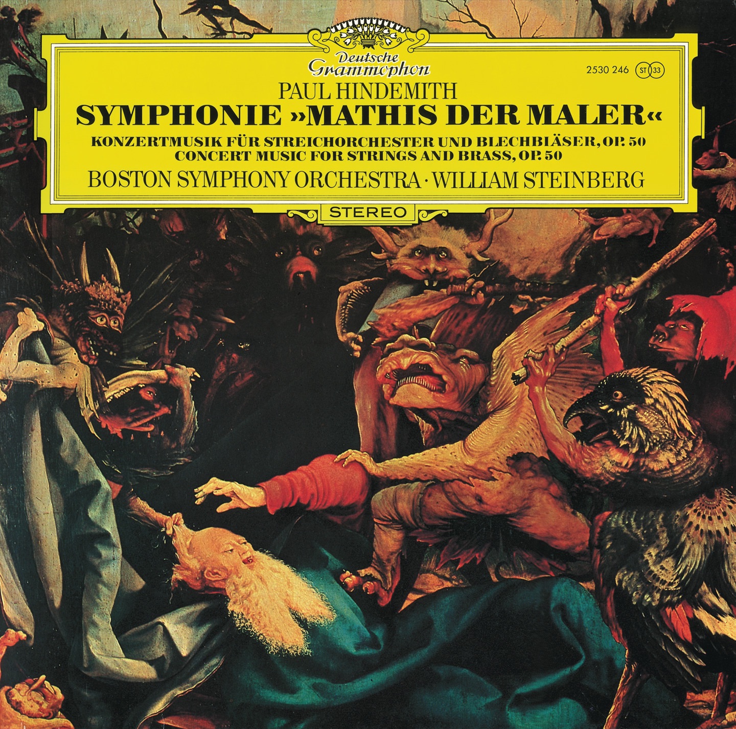 Hindemith: Symphony "Mathis Der Maler" album cover
