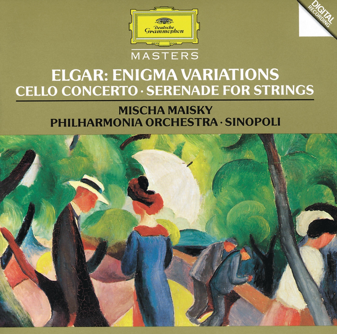 Enigma Variations, Cello Concerto, Serenade for Strings album cover