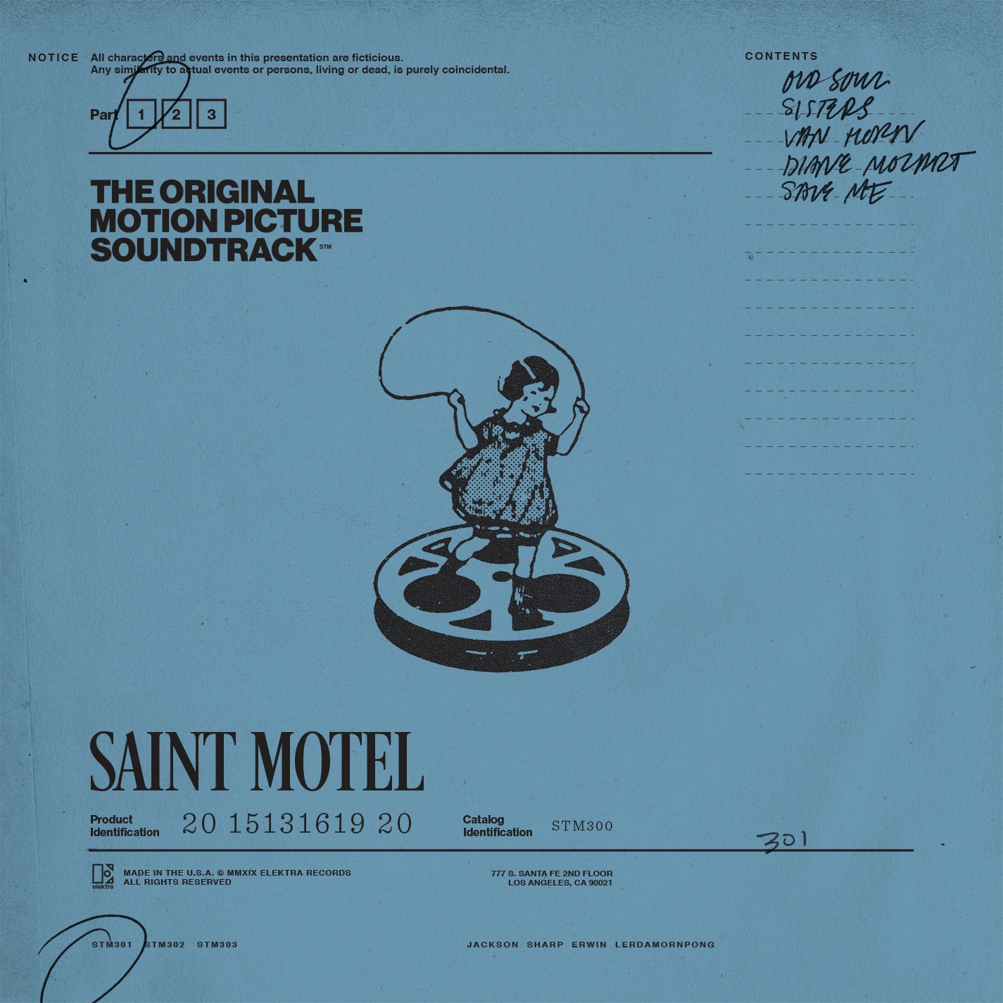 The Original Motion Picture Soundtrack, Pt. 1 - EP album cover