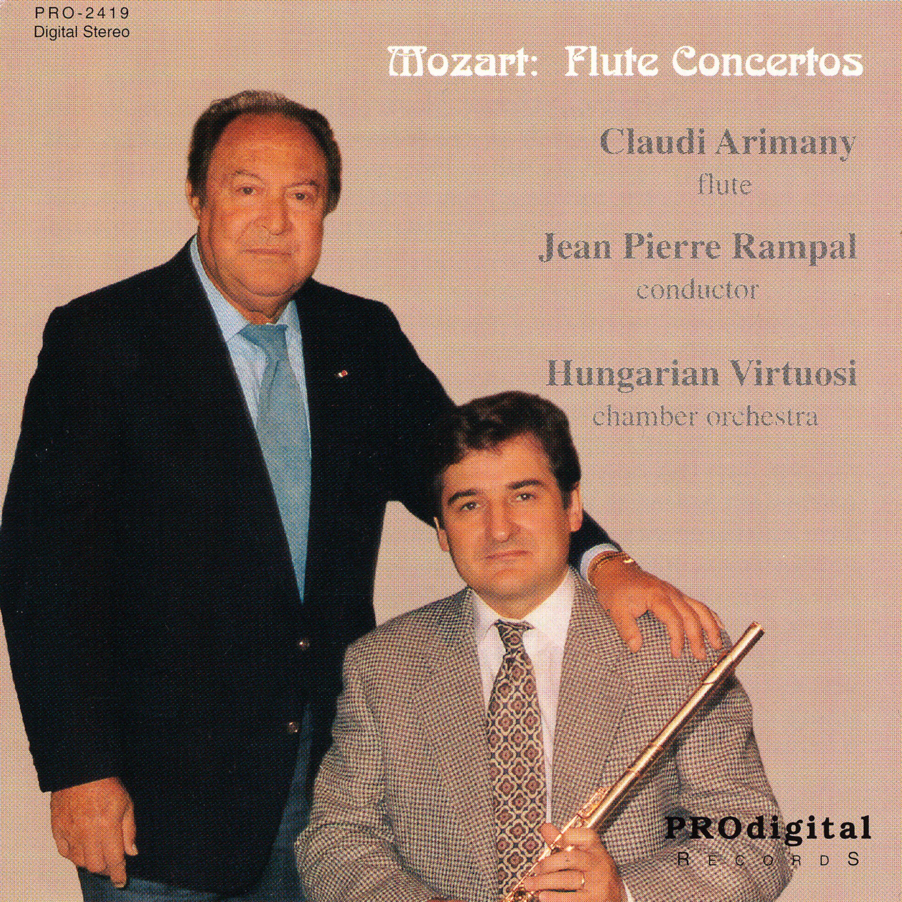 Mozart: Concertos For Flute and Orchestra album cover