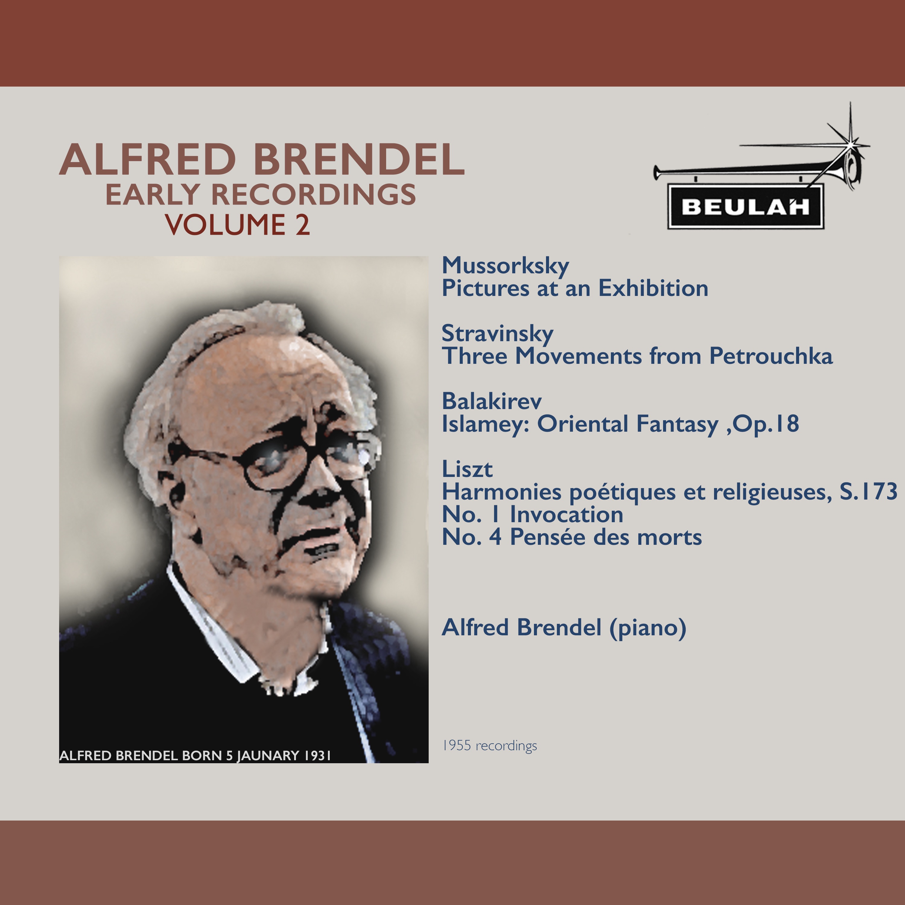 Alfred Brendel Early Recordings, Vol. 2 album cover