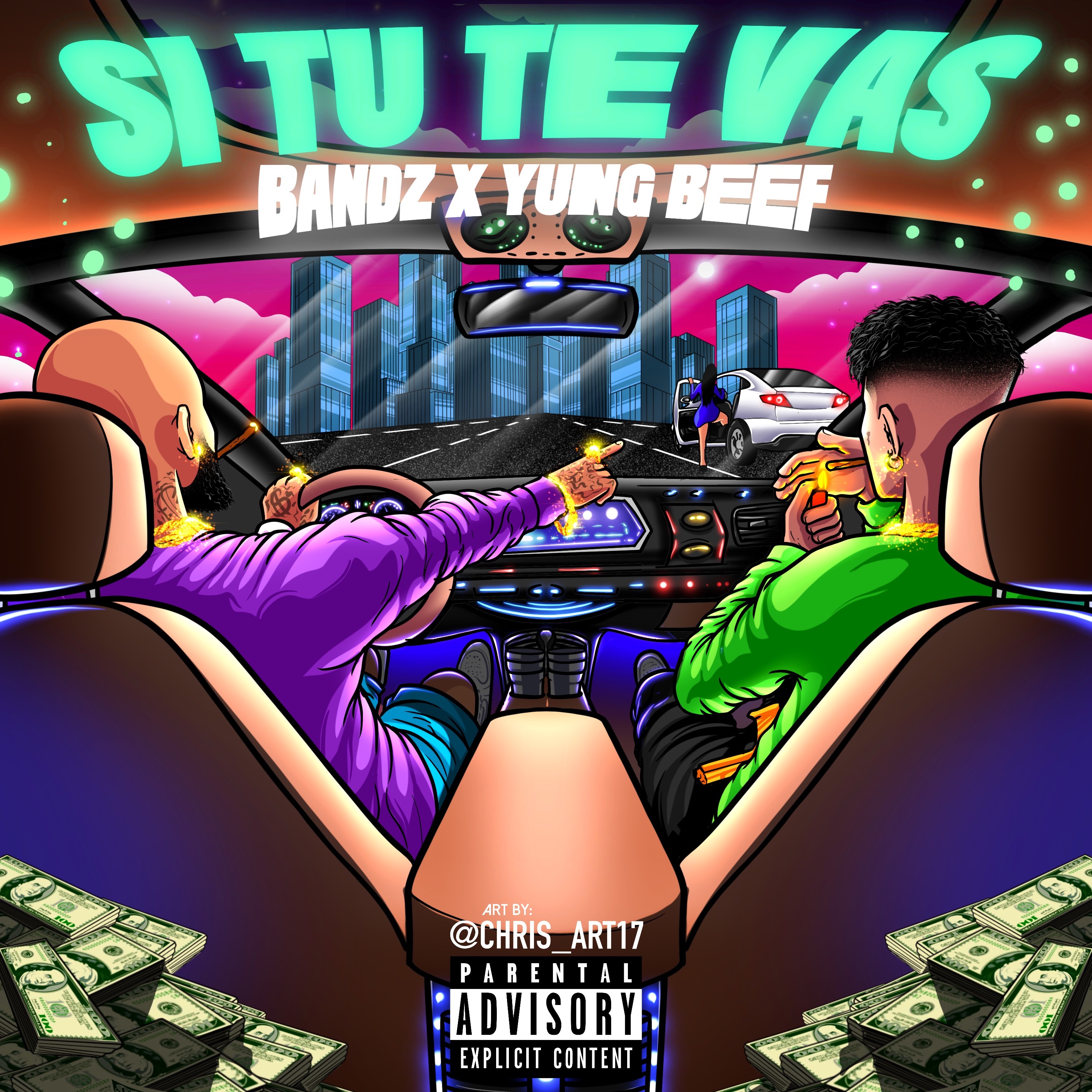 Si Tú Te Vas - Single album cover