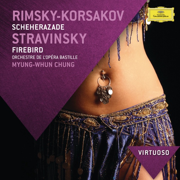 Rimsky-Korsakov: Scheherazade - Stravinsky: Firebird album cover
