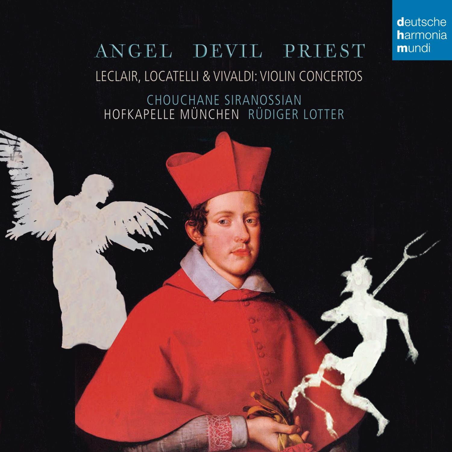 Angel, Devil, Priest - Leclair, Locatelli & Vivaldi Violin Concertos album cover